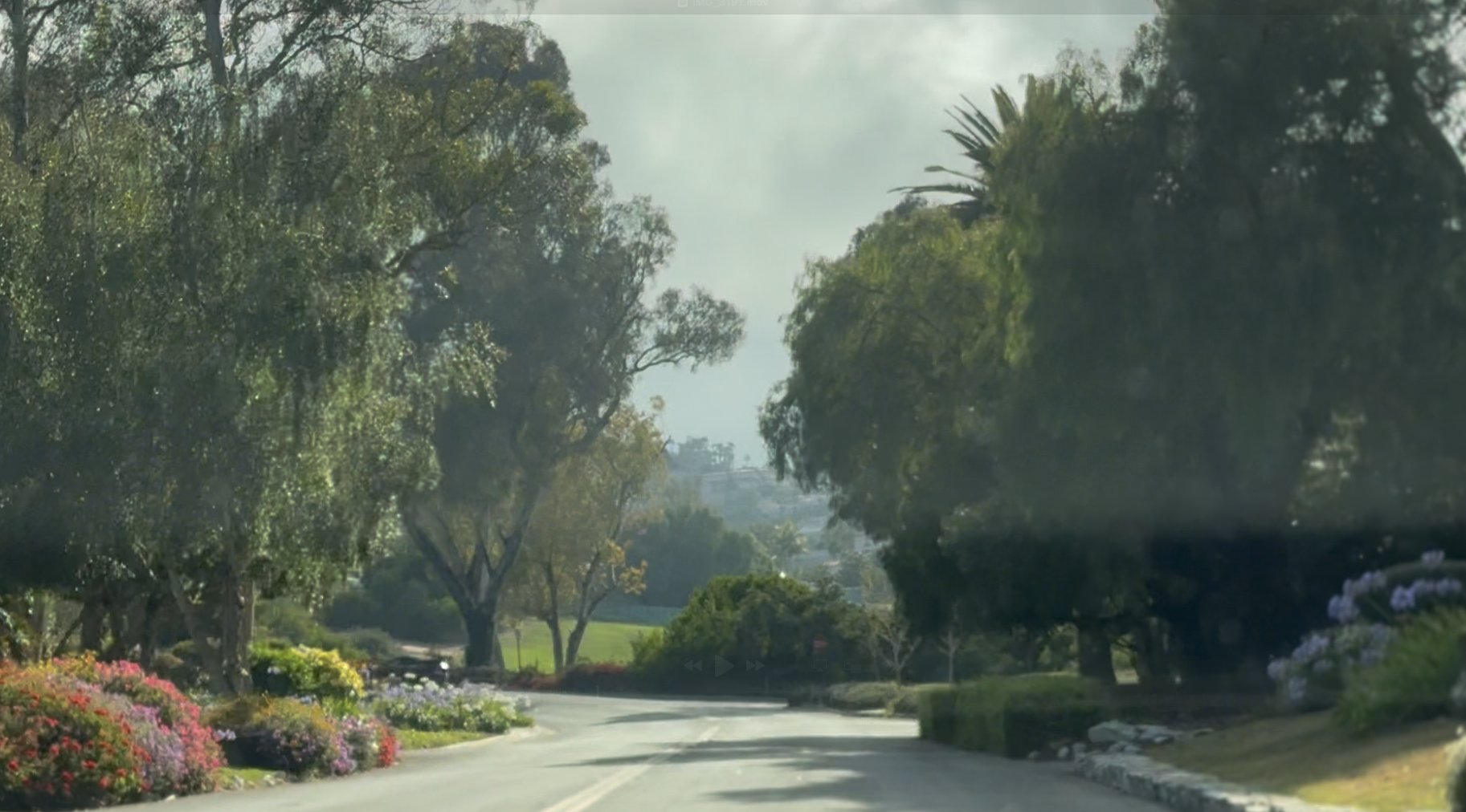 Via Campesina Palos Verdes Estates neighborhood and golf course area