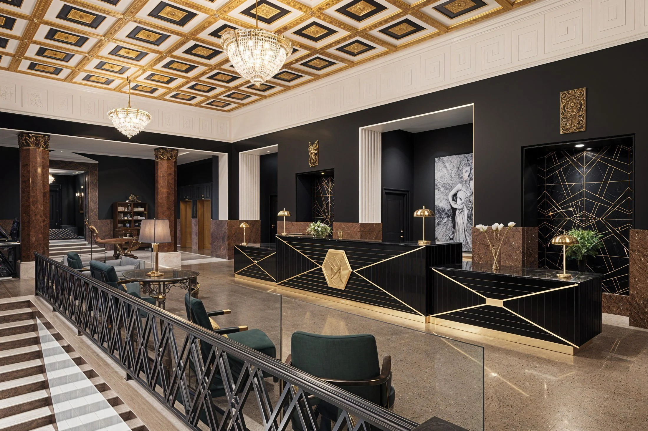 Lobby front desk
