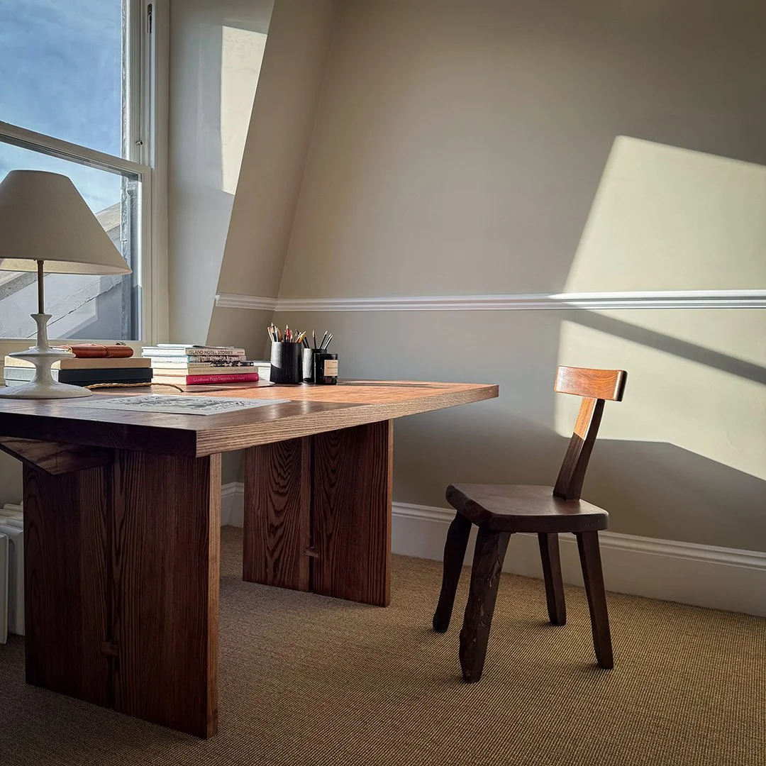 A minimalistic sunlit corner, thoughtfully designed and completed by us ✨ Perfect for quiet reflection, inspired thinking, or creative expression.
With warm wood tones, soft natural light, and carefully chosen natural materials, this serene setup cr
