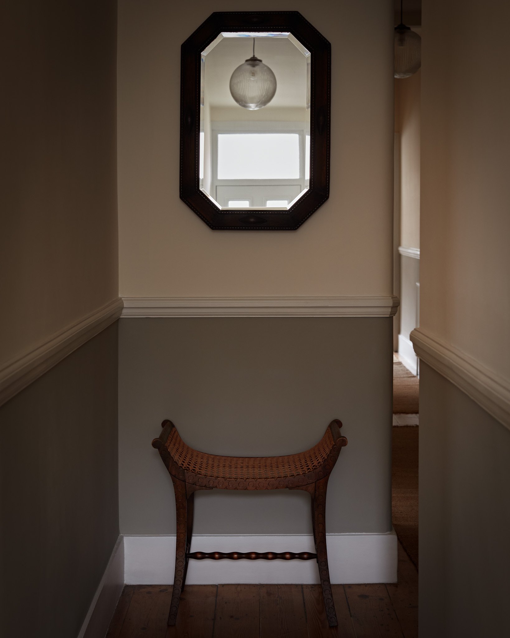 A still moment in this North London home, designed by us. Two-tone walls and a restrained palette are layered with antique and new pieces, bringing warmth and character to the in-between spaces.

📷 @jakesealphoto 

#partnerlondon #londoninteriors #d