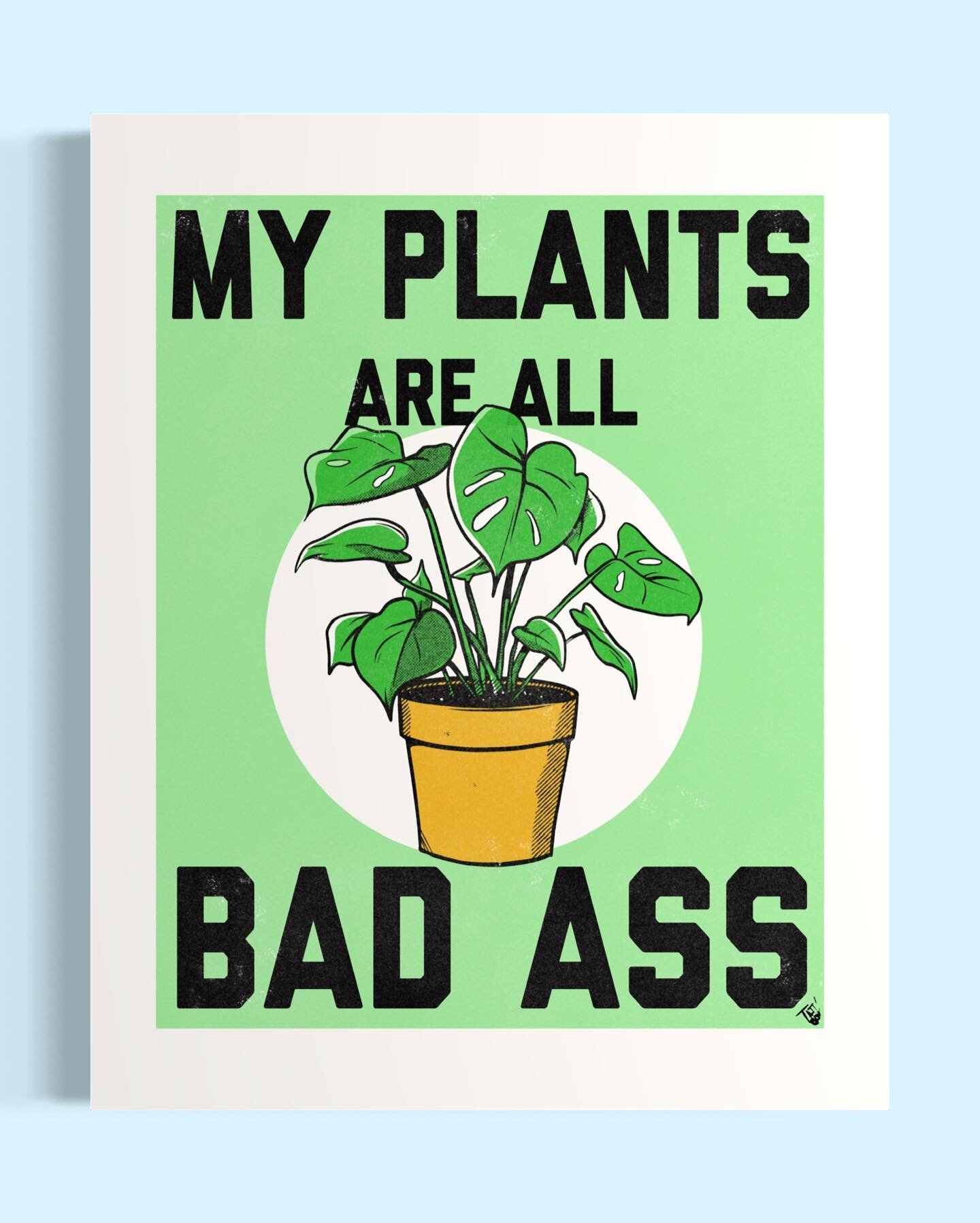 As a plant dad, I was gonna just make this for me, but yeah it&rsquo;s live now!!! On the website, link in bio www.tattooedboy.com
