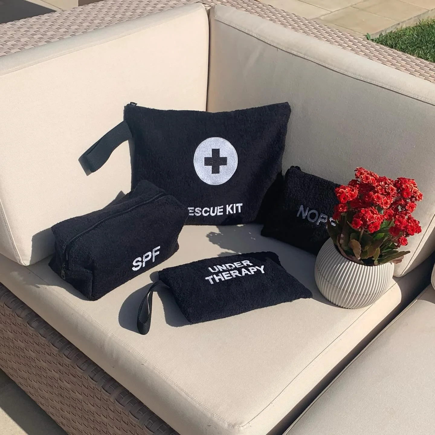 Coal Collection. Welcome to the darker side of self - care. #irmathesheep #beplayful #makeitcozy #keepitpersonal #coalcollection #summervibes #ss25 #greekbrand #madeingreece