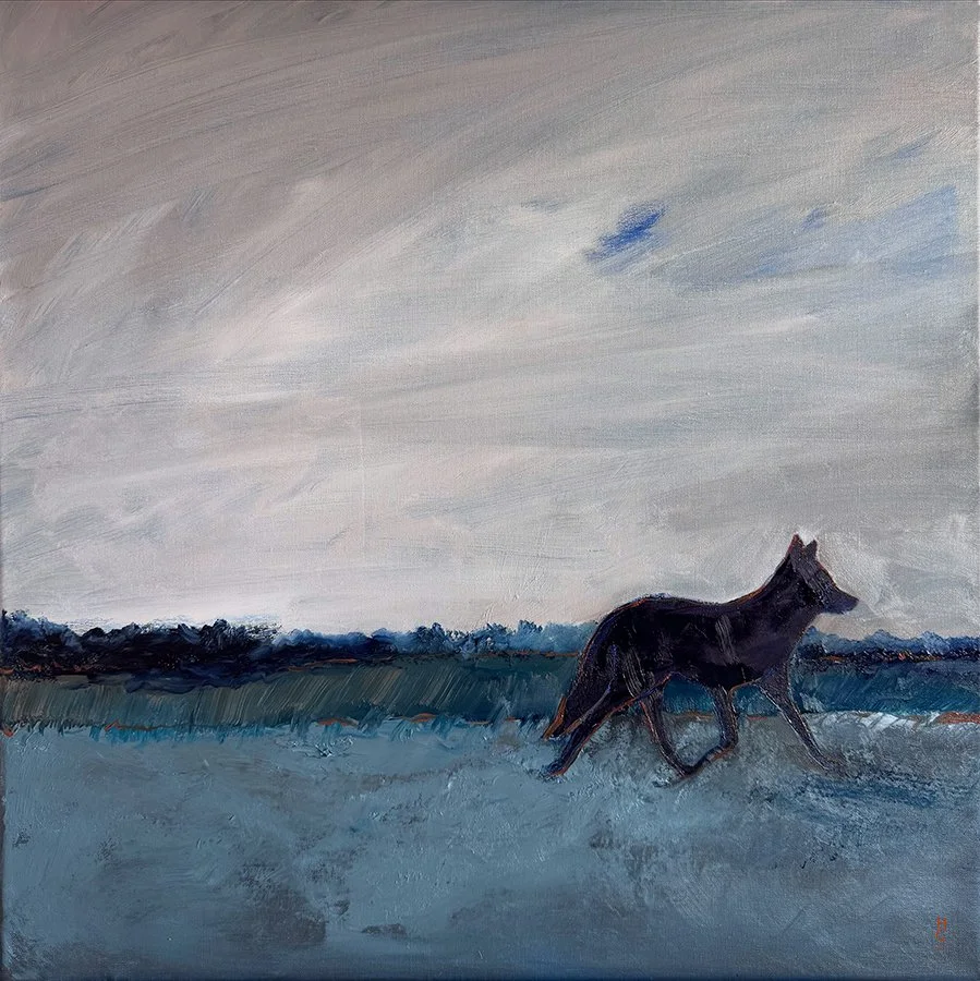 "I Make Myself This Time" ©HG, 
Oil on linen, 
20 x 20 in.