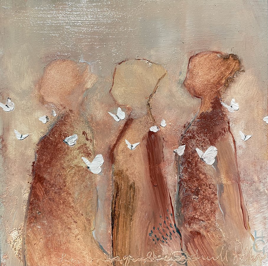 "And for a moment all was clear" ©HG, (SOLD)
Oil on panel,
5 x 5 in.