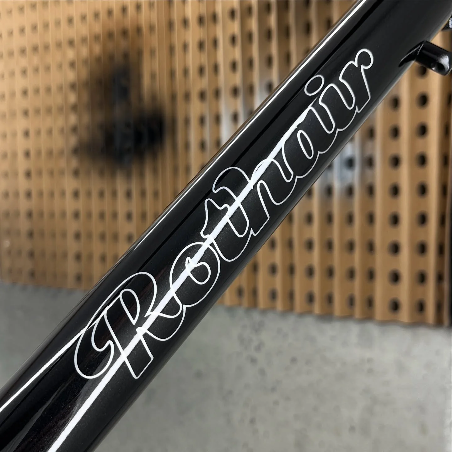 A couple of frames in for paint this week from the talented Matty @rothaircycles. The orange one has some lovely raw fillet brazed joints and nice to see a frame with canti bosses too!