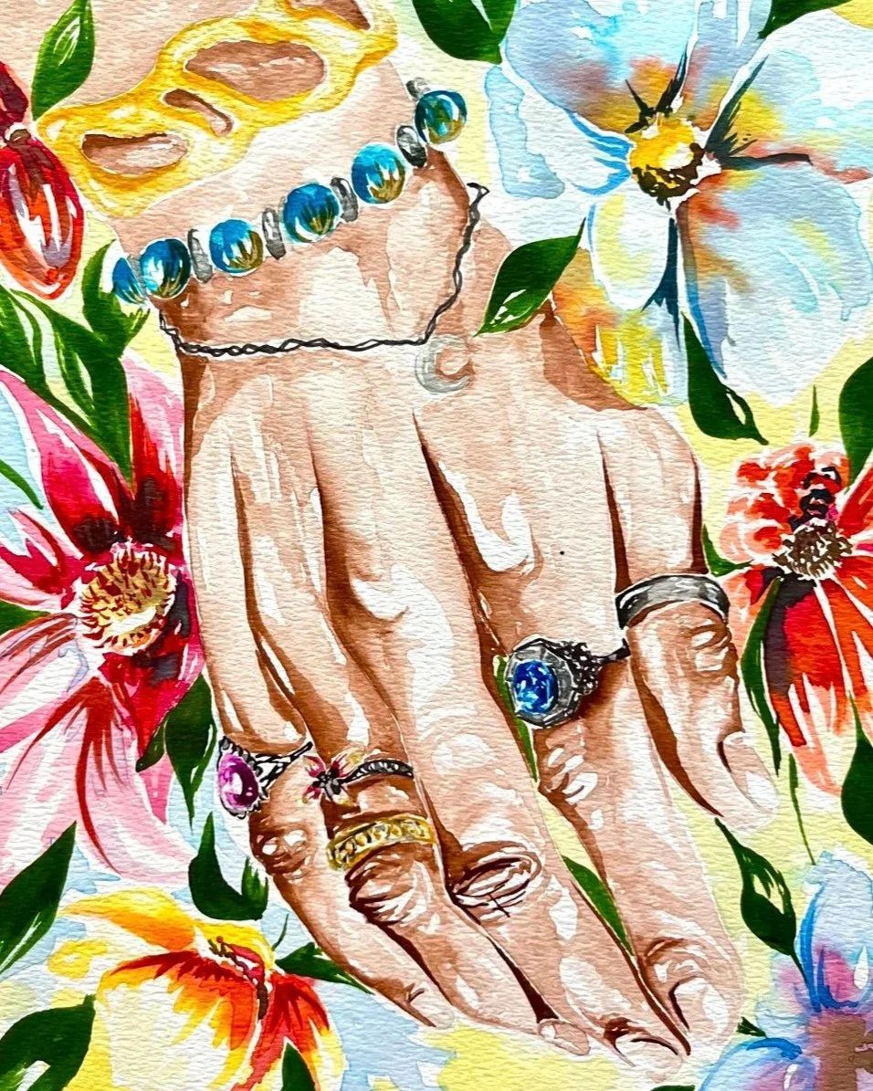 My drawer is full of jewelry.

Decorative trinkets and gems I used to wear all the time.

They made me feel worldly.

Even though I hadn&rsquo;t gone many places yet.

I didn&rsquo;t know it then.

But something in me already believed I would.

That 