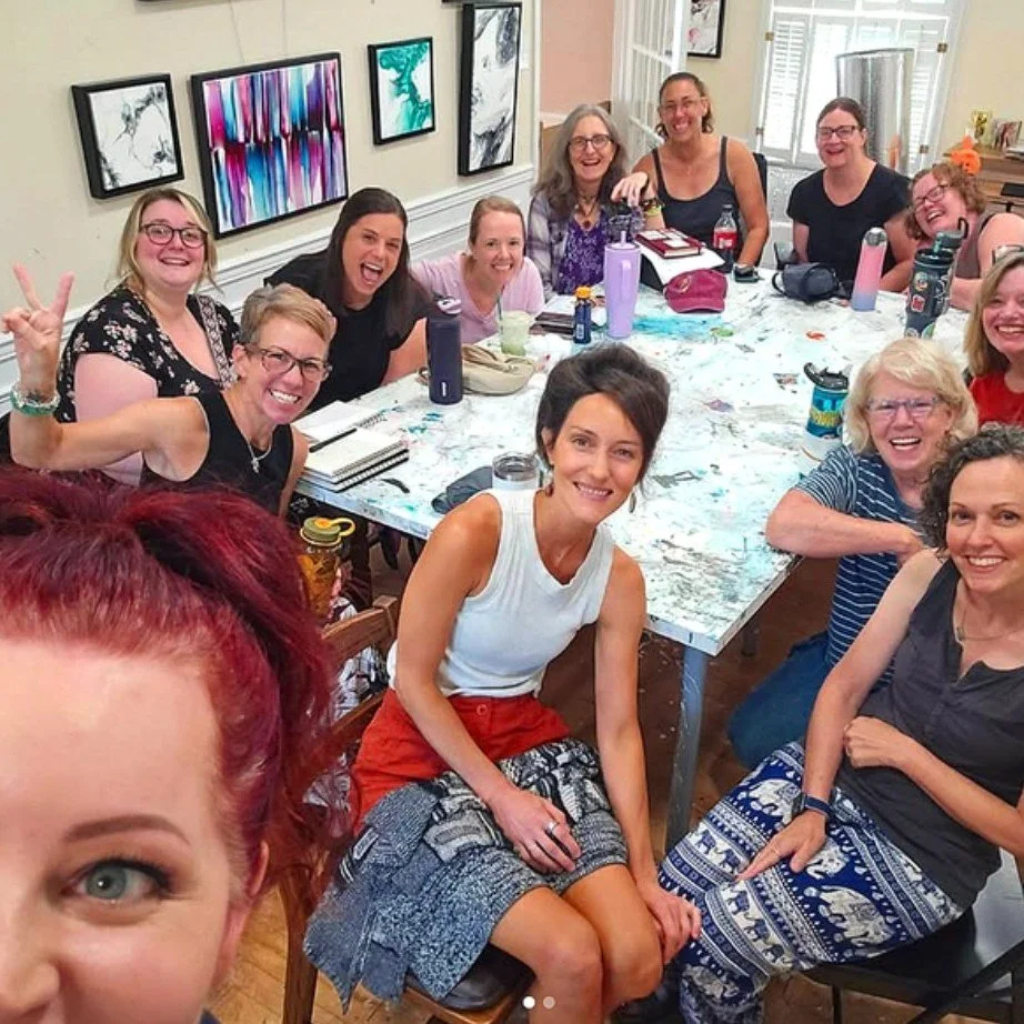 After long weeks teaching high school, I usually crave solitude. Silence. Space.

So when I got invited to my first art meeting, I was scared. New people. Big feelings. Not knowing my place yet.

But I went anyway.

A few artists started meeting casu