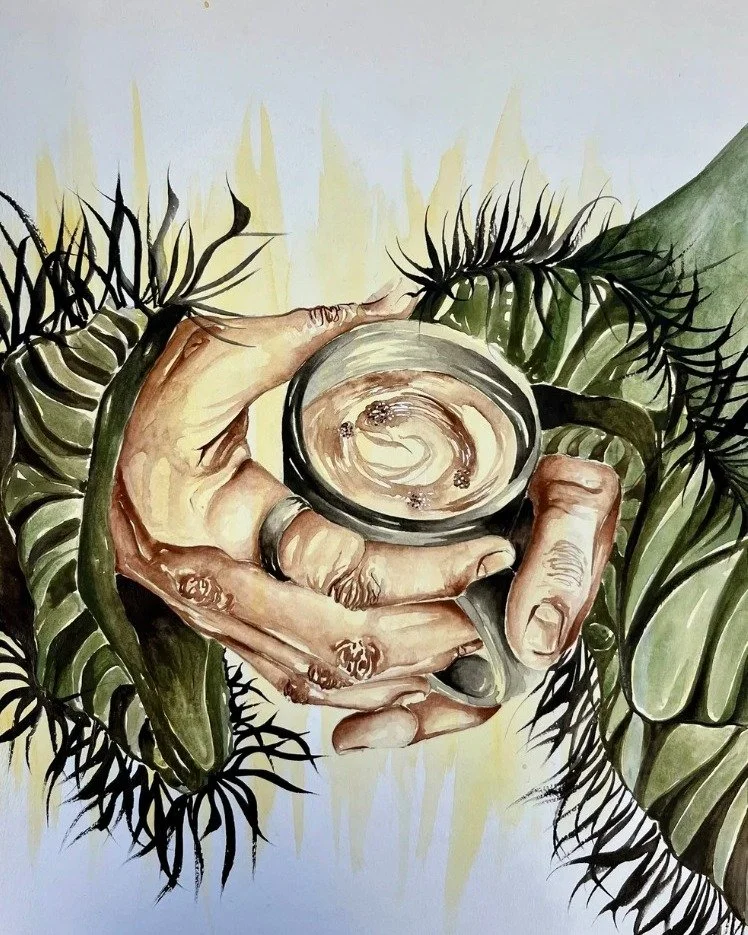 Coffee shops have been my second home for years.

I&rsquo;ve spent so many hours at little tables planning art lessons. 
Writing poems and stories.
Doing health research.
Answering emails.
And piecing together the next thing.
One warm drink at a time