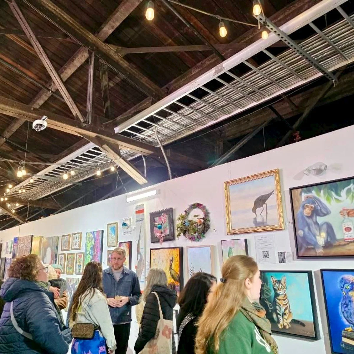 The love in the room on opening night was something special. 

Thank you to everyone who showed up, traveled far, and welcomed this work with such warmth. 

If you missed it, The Creative Alliance Show is open daily through March 31 at Cherry Street 