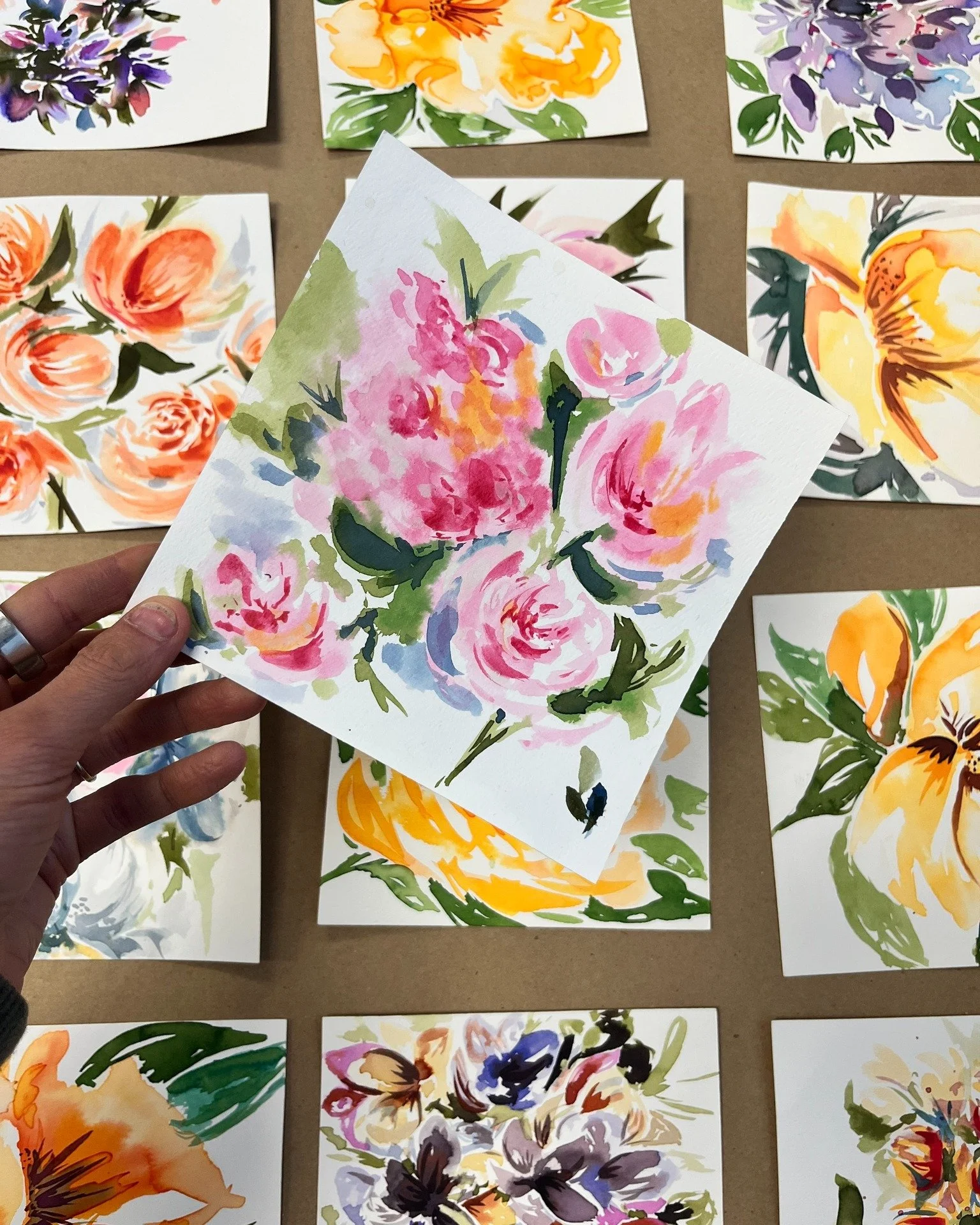I&rsquo;m studying flowers.

I&rsquo;m basically chasing the colors and shapes of spring at its best.

Everywhere I turn, another bloom shows up and makes a case for becoming a painting 🌼

I adore them, so I&rsquo;m sharing 12 painted flower studies