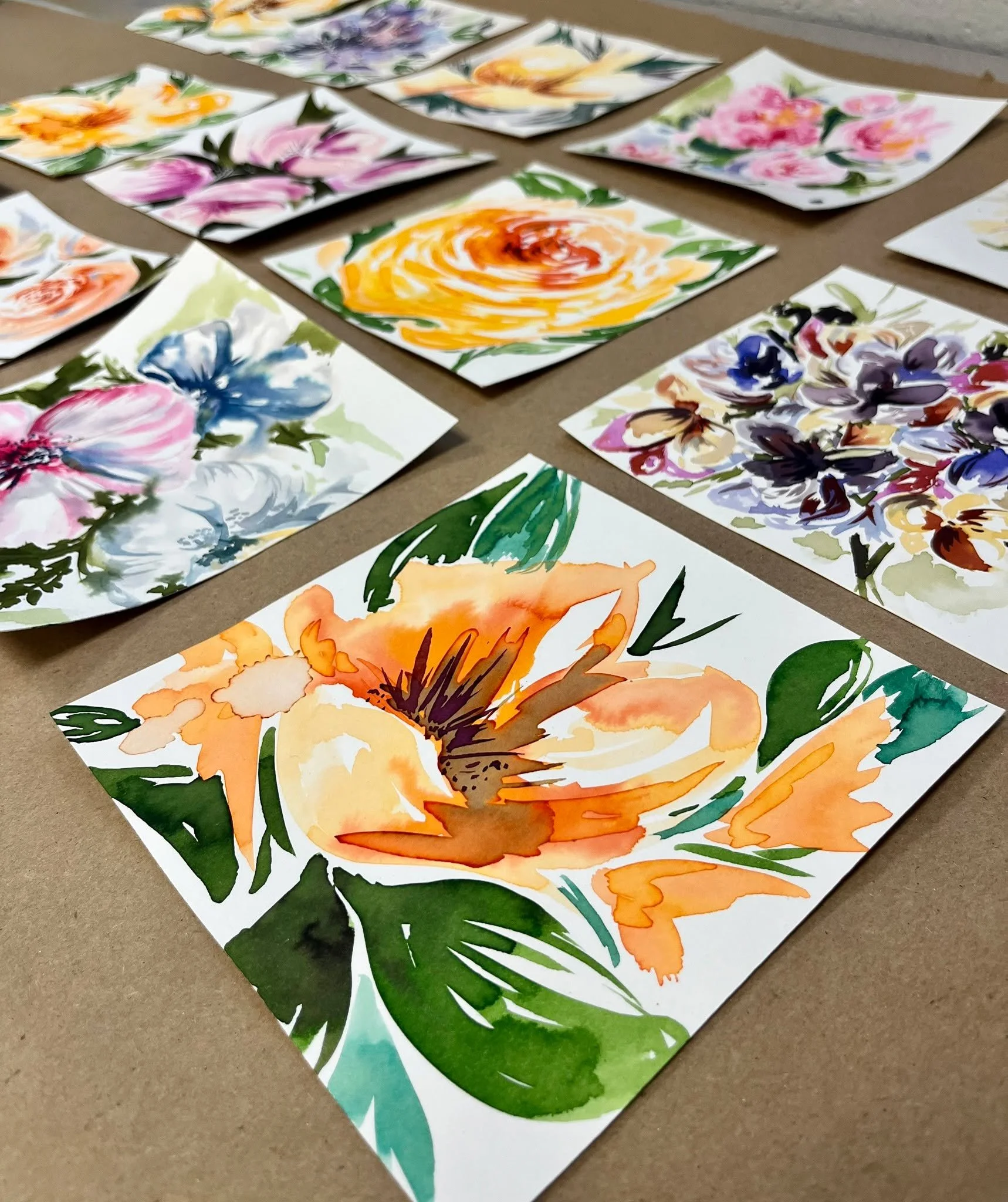 I can&rsquo;t be the only one.
Who wakes up in the morning and forgets who I am.
That I&rsquo;m an artist.
That I have something worth saying.
That I can trust my hands.
So I started painting flower studies.
Partly to remember my skills.
Partly to pr