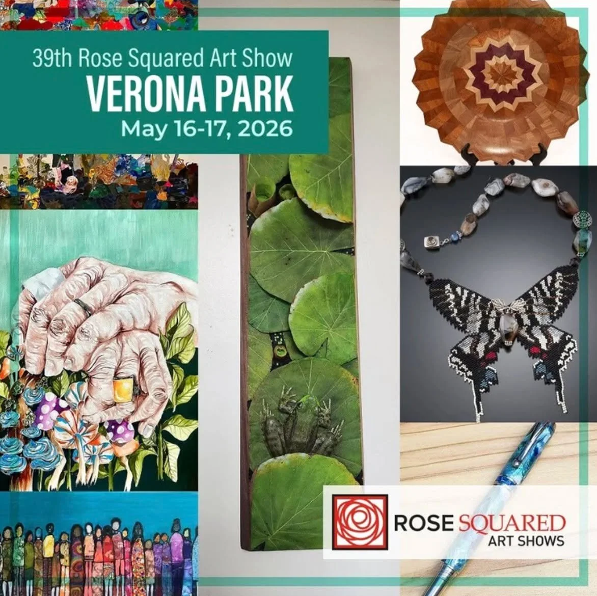 Verona Park is just TWO weeks away!
I'm bringing all the spring energy to the 39th Annual Rose Squared Art Show 😎

It&rsquo;s a pretty great setup.

Lake views.
Winding paths.
Excellent artists.
And the vibrant town of Montclair is nearby for great 