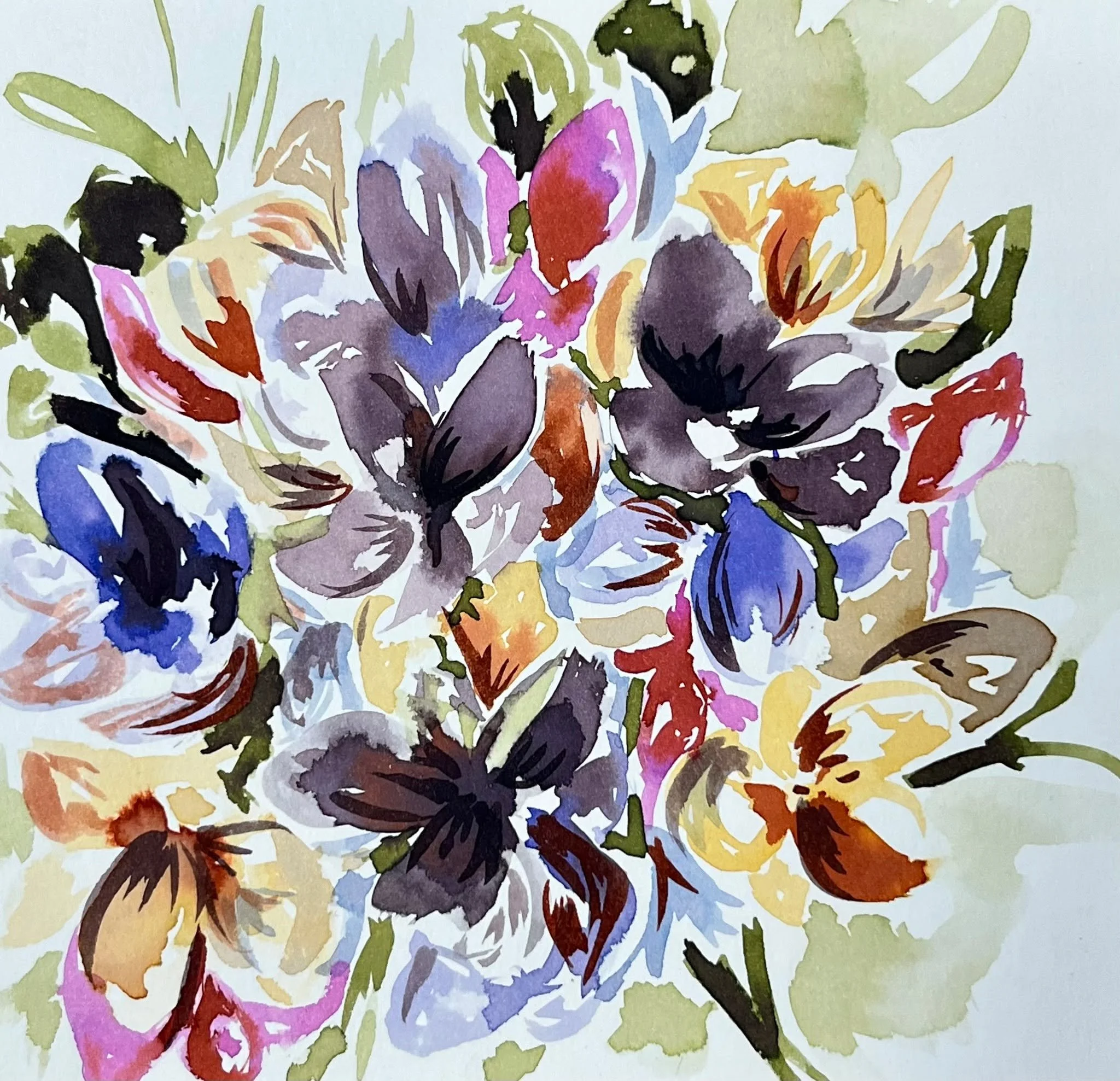 I want to go back to the jungle.
I could sense its radiance.
But I wasn&rsquo;t fully there.
My body was too loud.
And it kept pulling me away.
I want another chance.
To notice what I missed.

Flower Study 3 is available here 👇
https://www.emilyknab