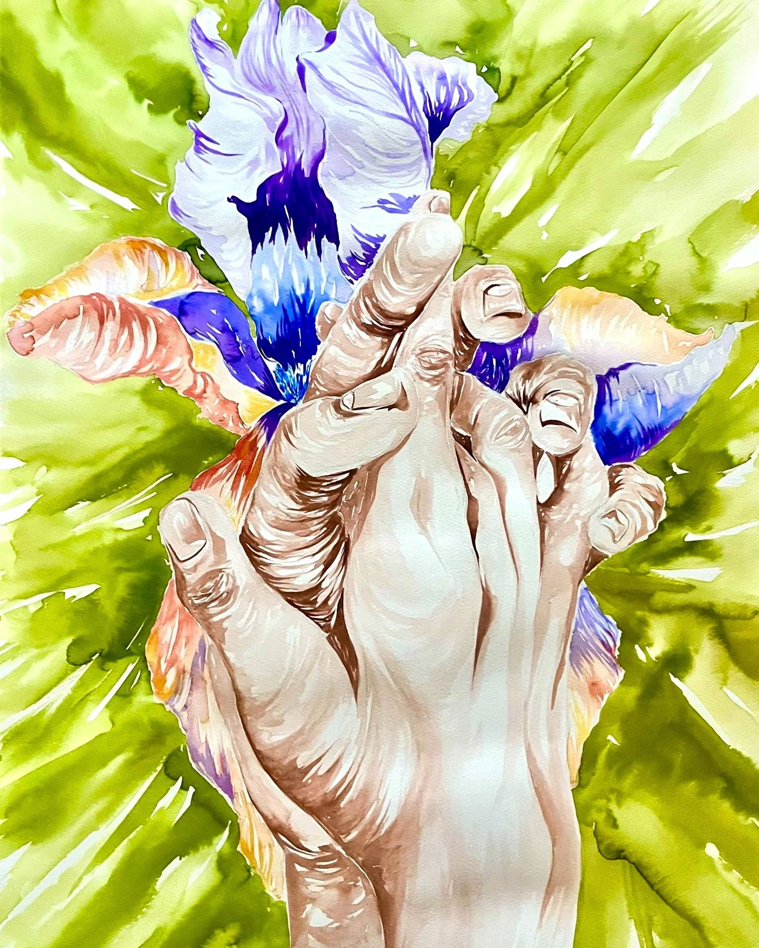 Now the real work begins.

To learn to fall in love again.

My body isn&rsquo;t the enemy.

It&rsquo;s just the witness.

Of every season I&rsquo;ve lived through.

WITNESS
20" x 30"
Available @ https://www.emilyknabbart.com/shopart-Mb2V2/p