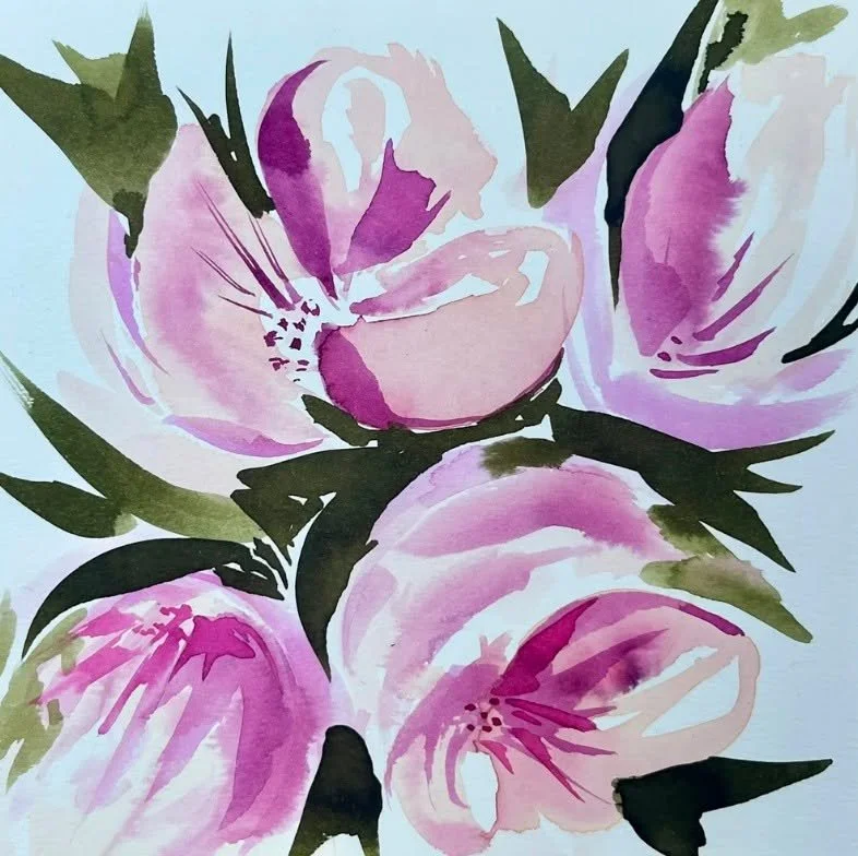 My bedroom was pink and purple when I was a kid.
But as I grew up, I ignored those colors.
I didn&rsquo;t wear them.
I didn&rsquo;t choose them.
I avoided them whenever I could.
But I think I was missing out.
On the softer side of myself.
The calm on