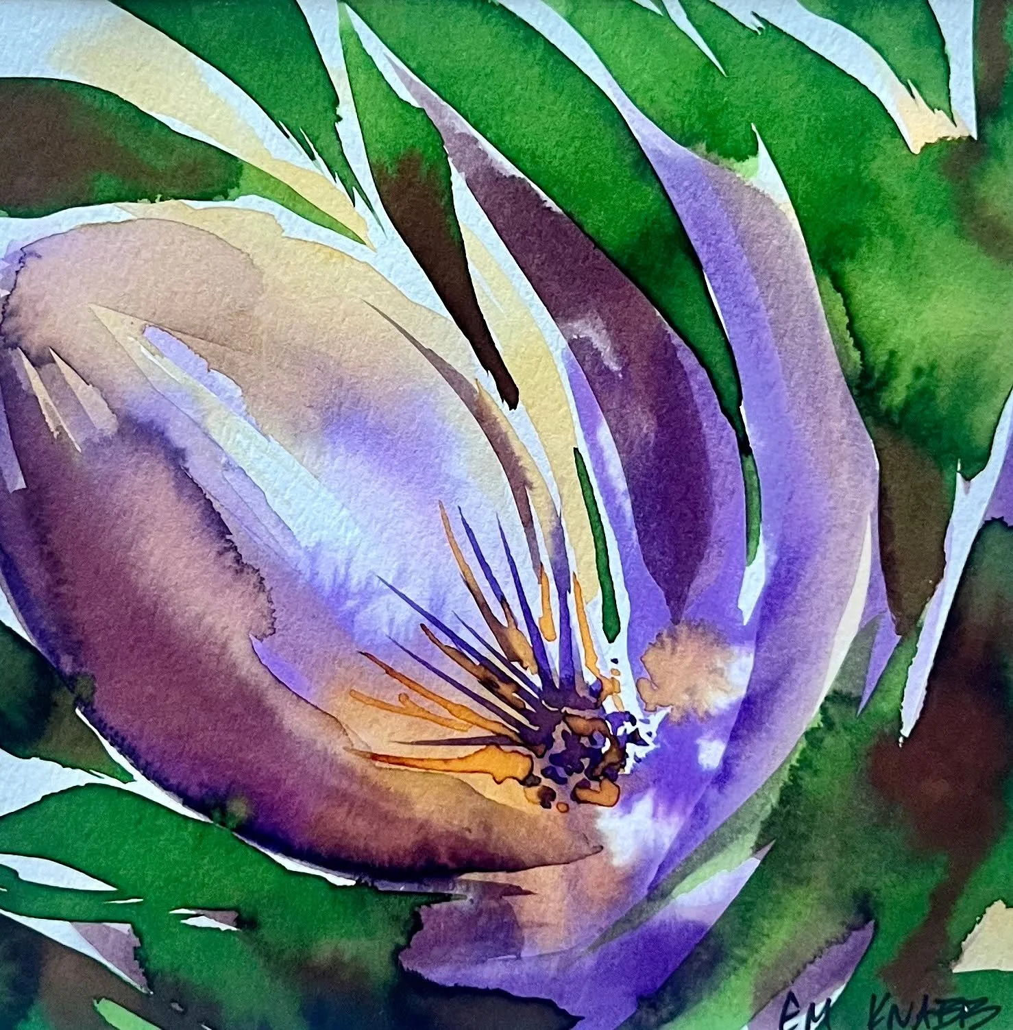 I've been trying to loosen my grip on control.
Watercolor is a useful place to practice because it doesn't care how carefully I planned.

I can pay attention to how wet the paper is, how quickly the paint is drying, the humidity in the room, and exac