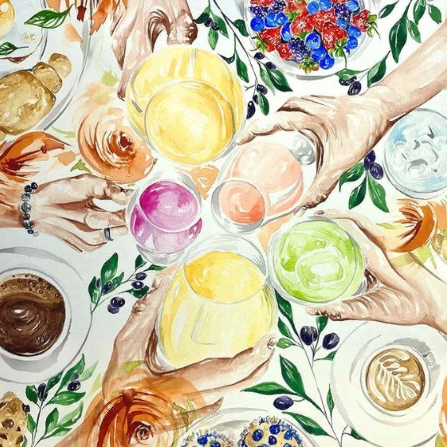 Which paintings should become prints? ✨

I&rsquo;m choosing pieces for my Annual Fall Print Order and would love your input.

Brunch, Dinner, Bubbles, Tomatoes, My Yoga, and Peace Out have already been requested.

Is there another painting you&rsquo;