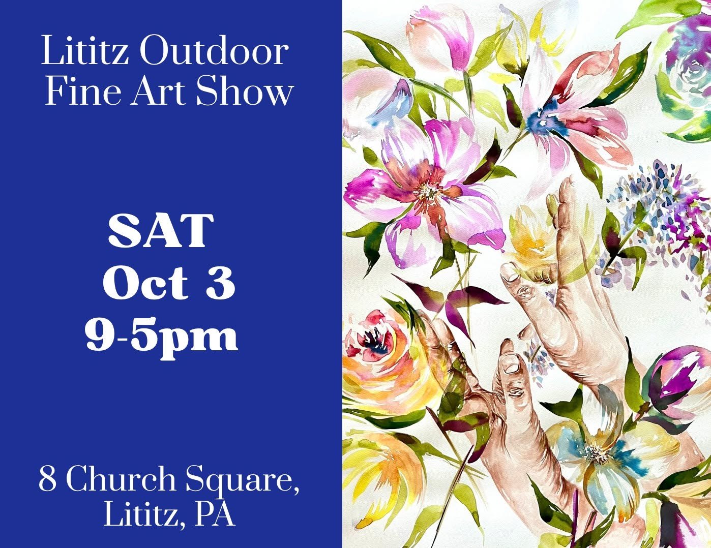 With September coming at us next week, I feel like it&rsquo;s finally fair to start talking about fall leaves, crisp air, and art show season 🍂

I&rsquo;ll be back in Lititz for the Outdoor Fine Art Show...but this year it's held in the fall with a 