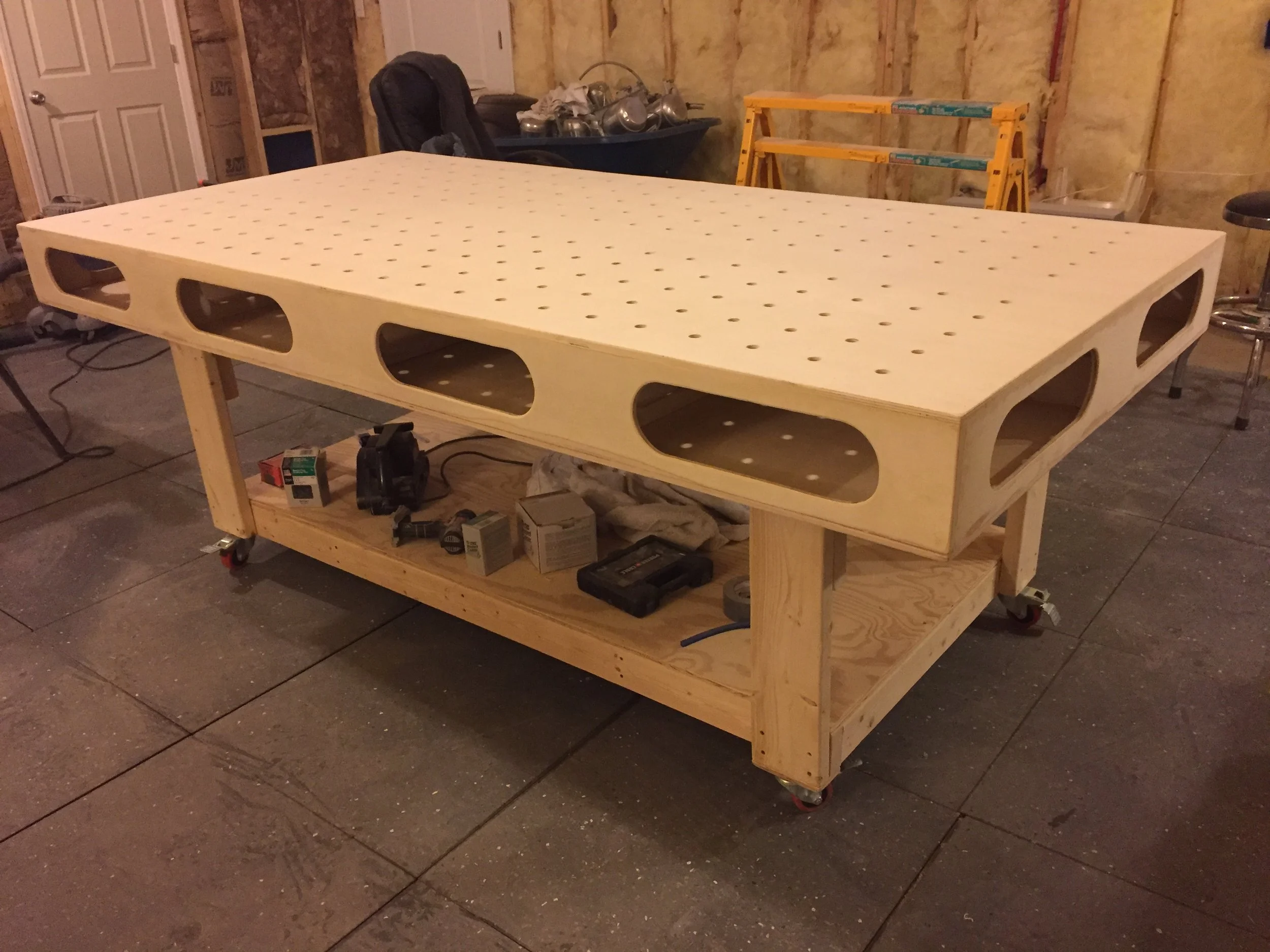 I purchased the plans for this workbench. It is a very useful design.