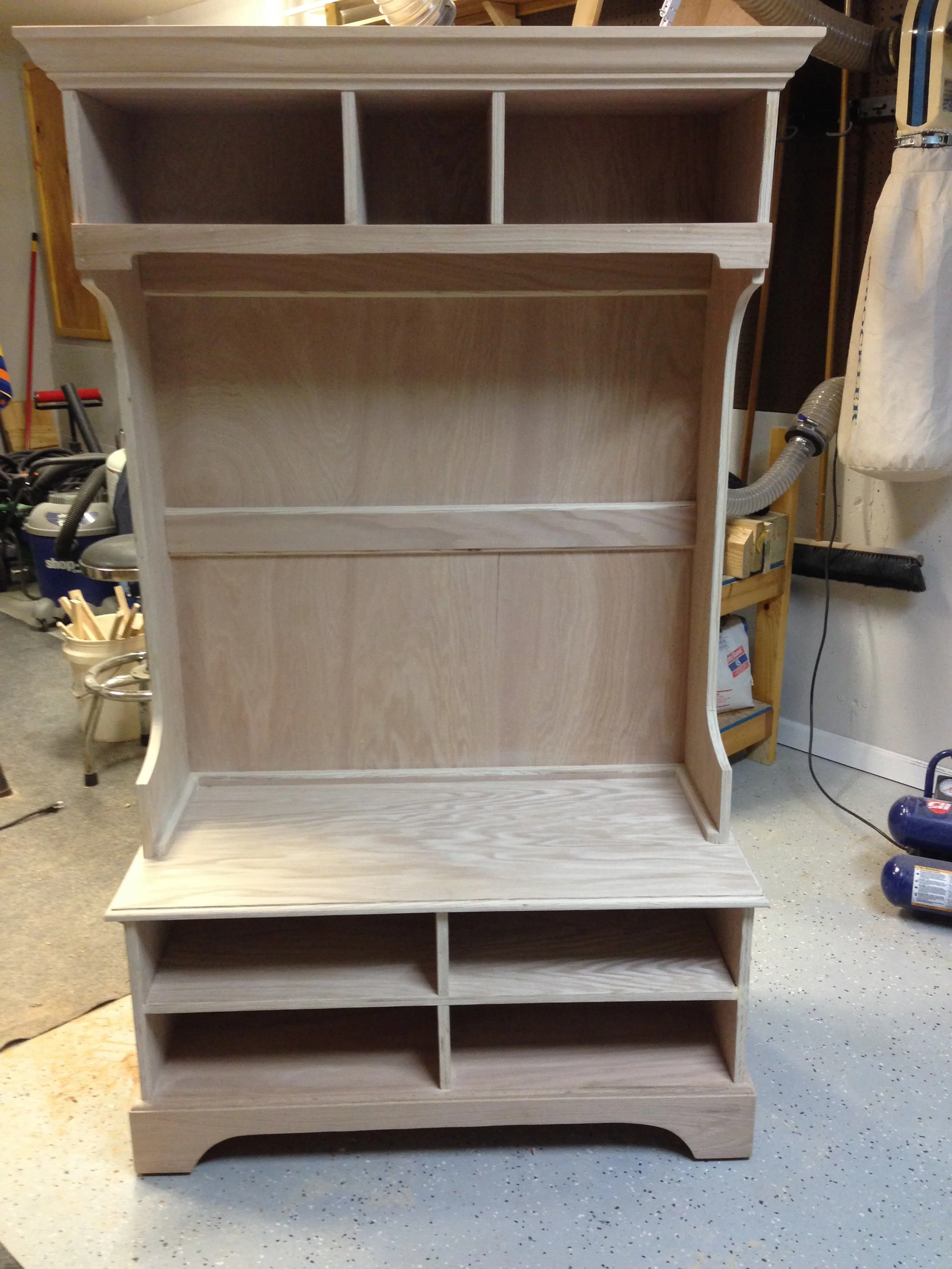 This is the first piece of furniture I ever built. This is where my passion for woodworking started.