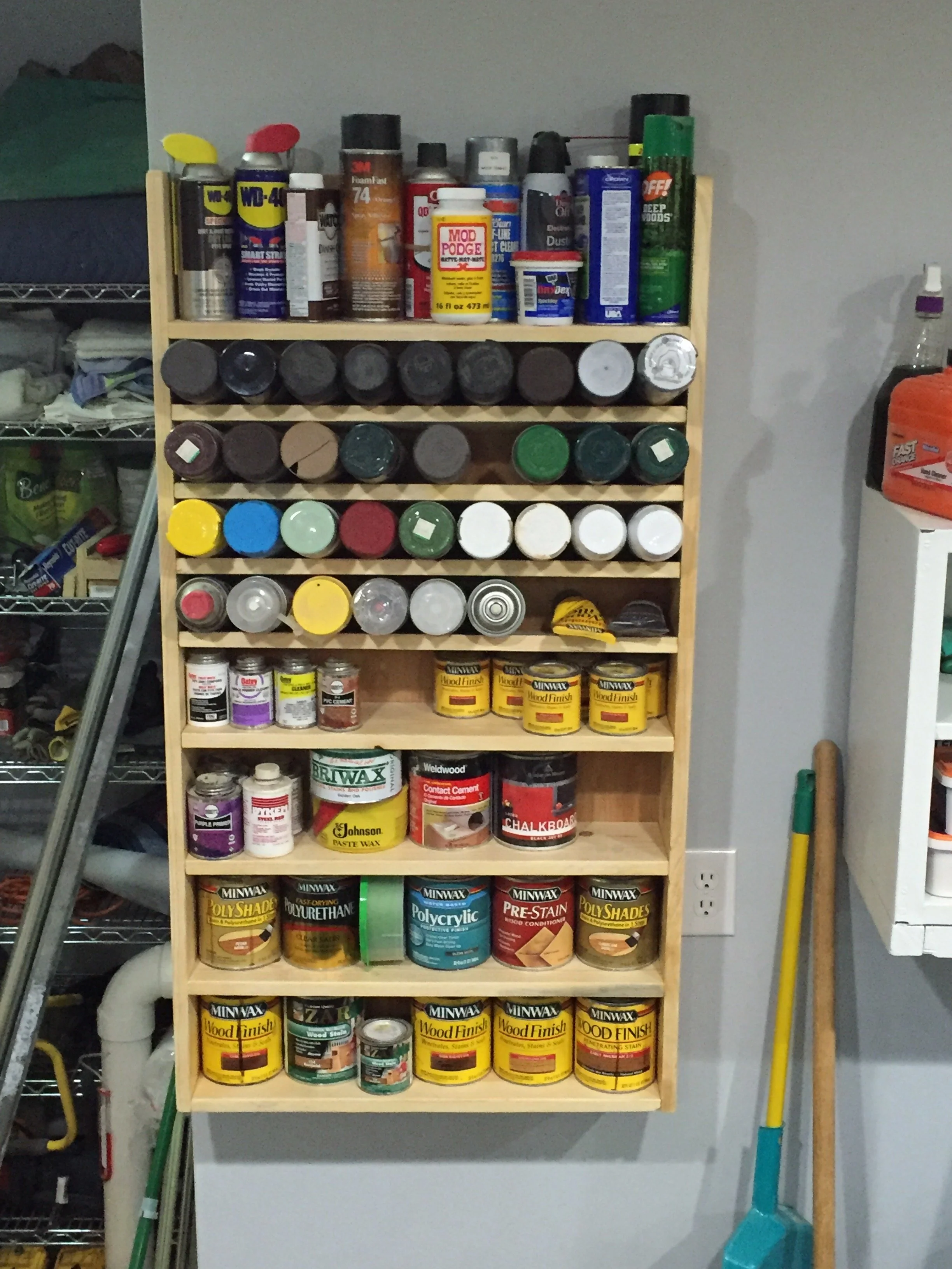 I'm always looking for a space saving techniques as the shop is starting to get a little crowded.