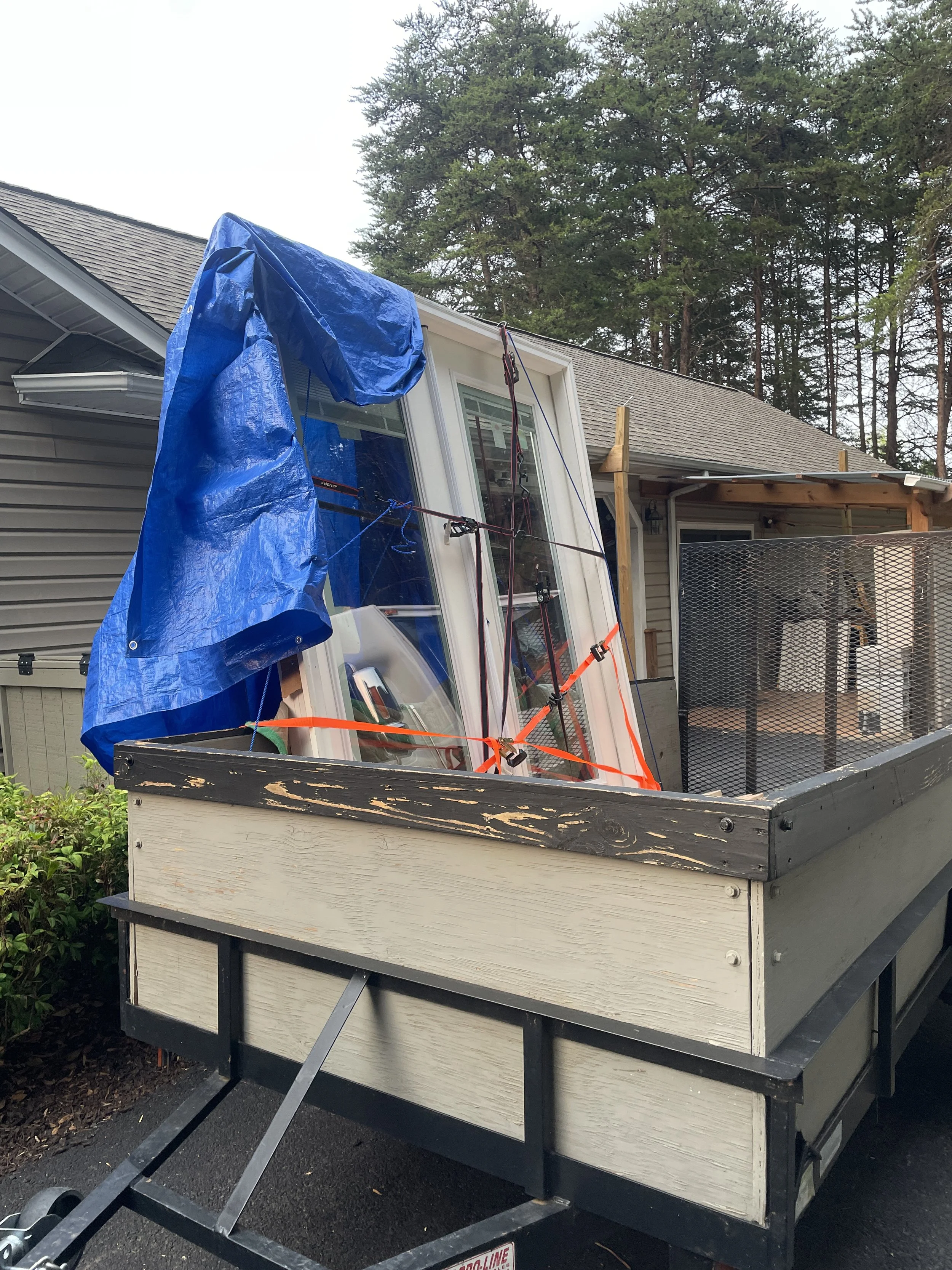 I had never installed a door this large before.