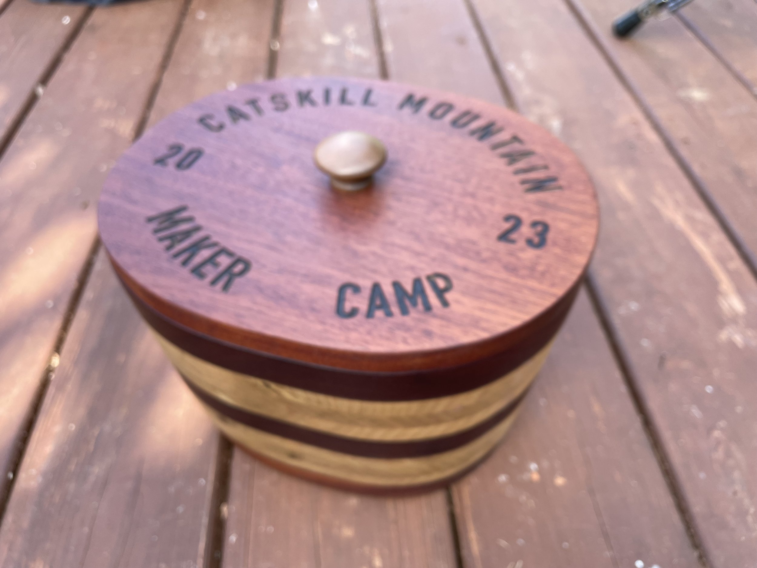 My entry to the Catskill Mountain Maker Camp Swap