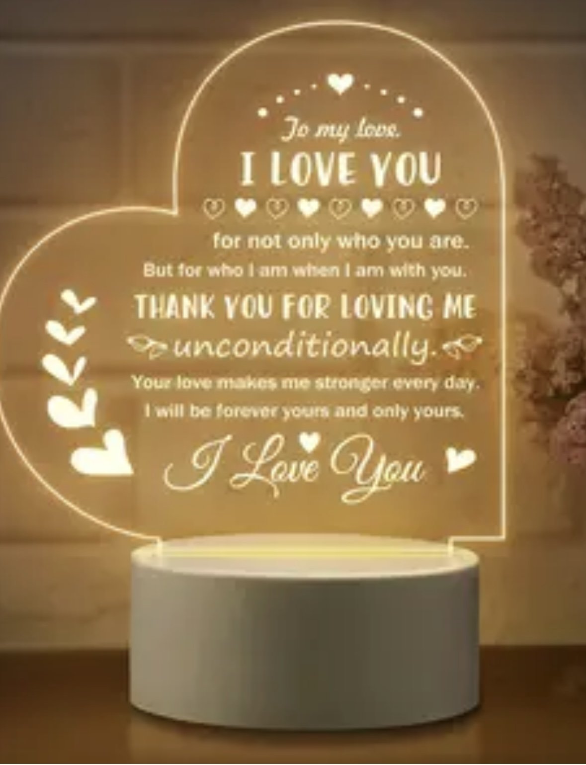 Laser Engraved Night Light - 4 for $100