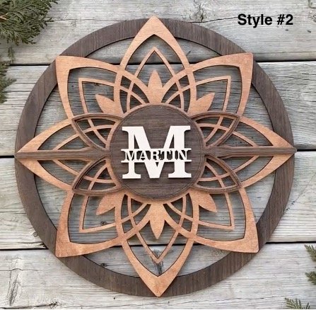 Split Monogram - Style #1