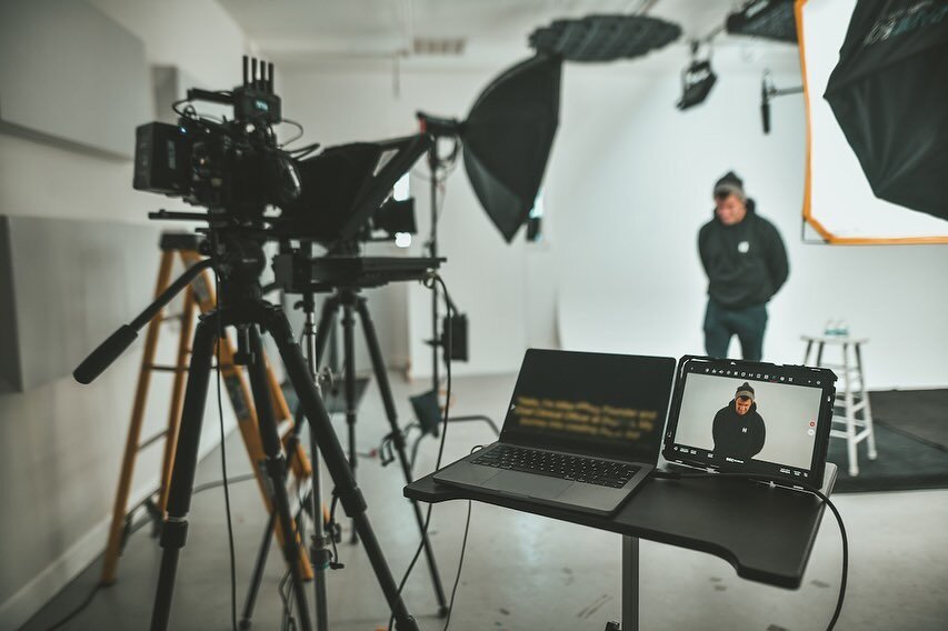 Teleprompters are great tools for production. They provide an extra level of confidence for those looking to communicate a message clearly and comfortably, especially important for those who may not be accustomed to speaking on camera (as can be the 