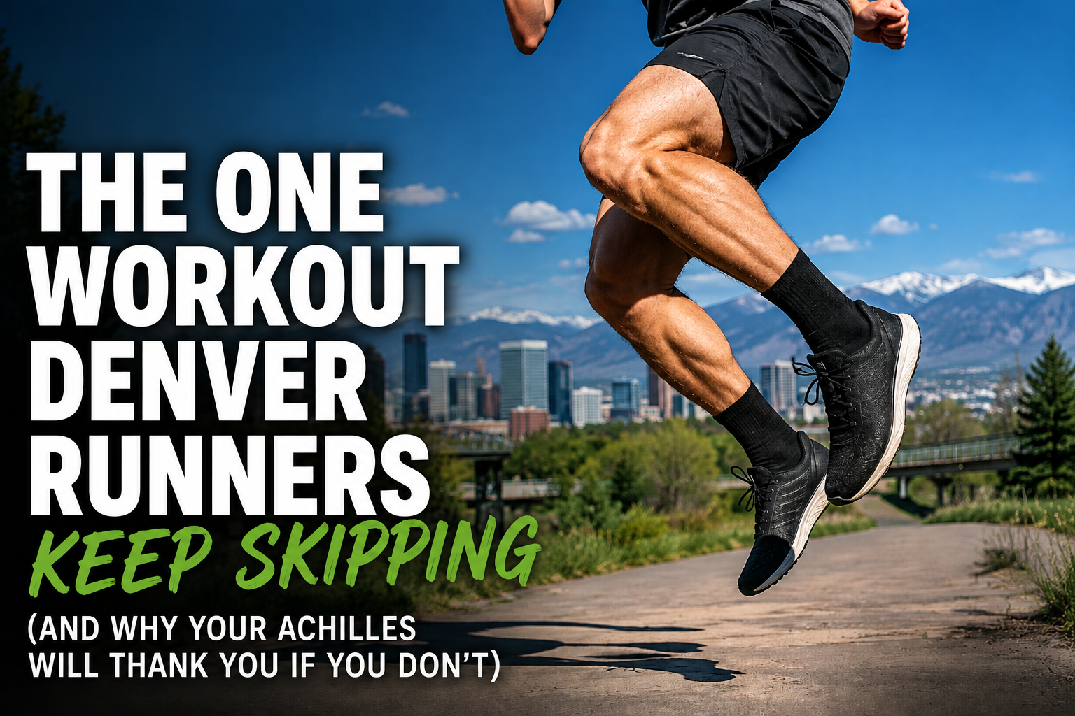 The one workout Denver runners skip (and why your Achilles will thank you if you don’t)