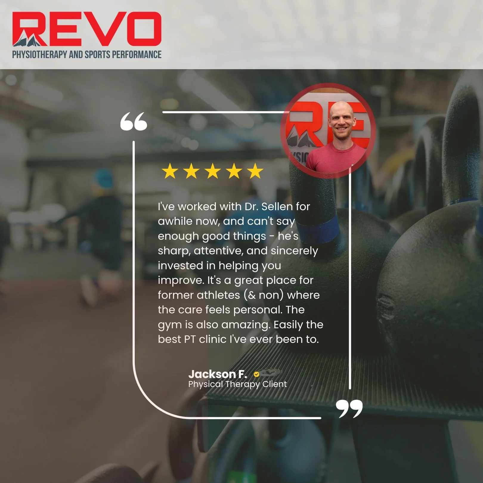 Real people. Real progress. 💪🏽

Don&rsquo;t take our word for it&hellip; let our patients tell you what the REVO experience is all about. 🏋🏻&zwj;♂️

#physicaltherapy #revoptdenver #recovery #strong #family