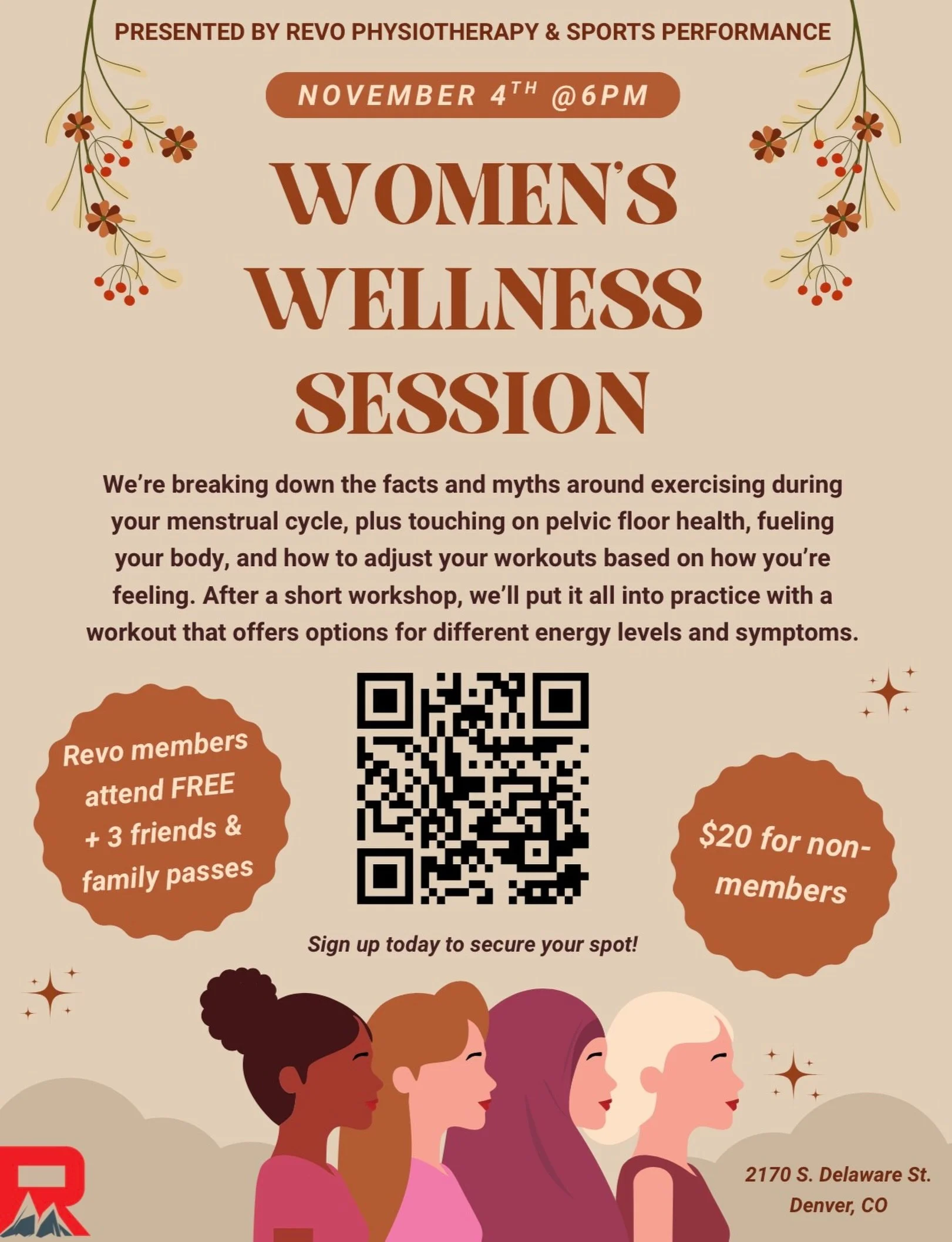 Women&rsquo;s health deserves a spot in your training plan 💪🏽

Join us at our Women&rsquo;s Wellness session on November 4th, click the link in our bio to sign up today!
