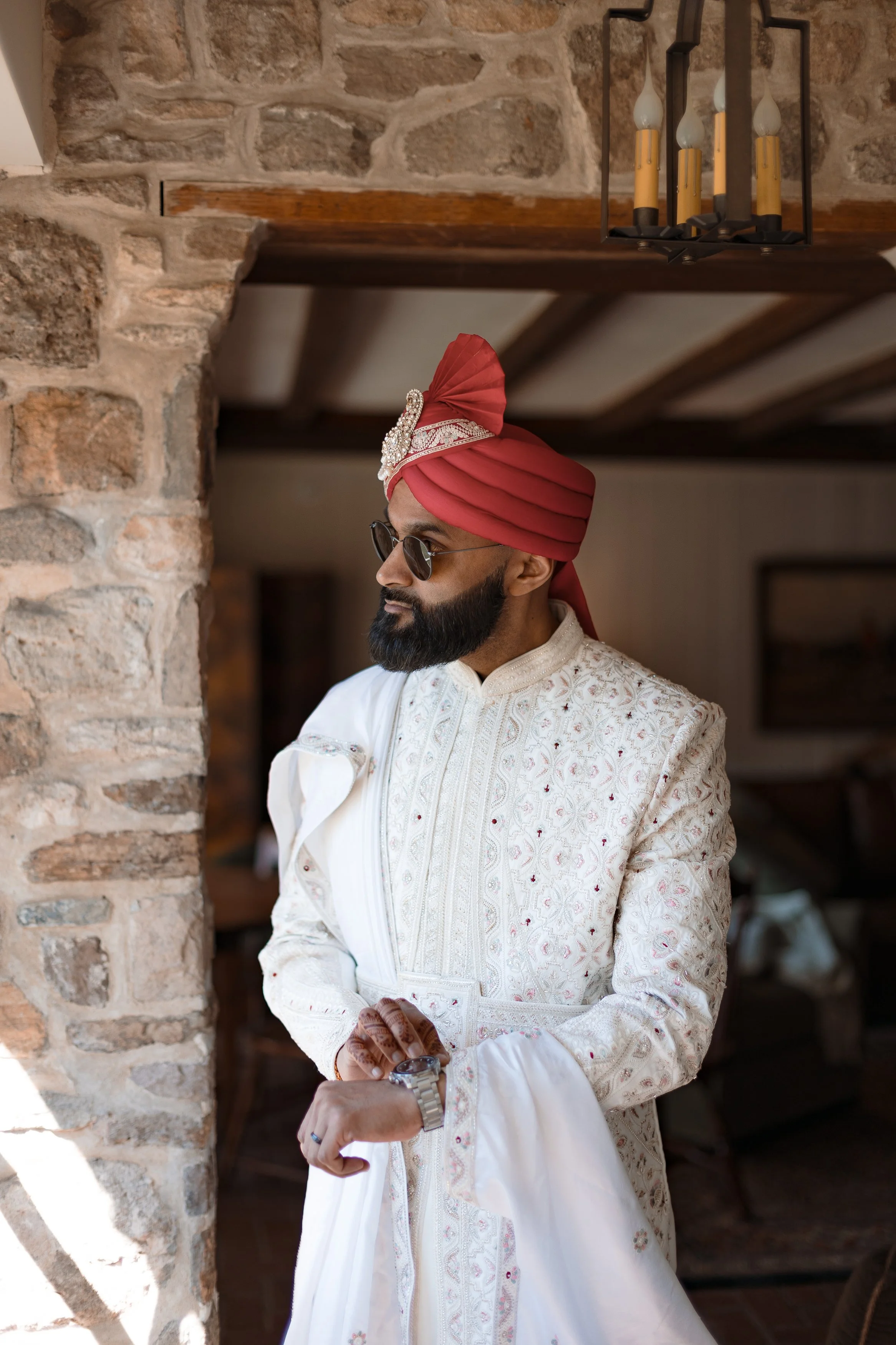 Samantha & Chintan wedding at The Inn at Fox Briar Farm -14.jpg