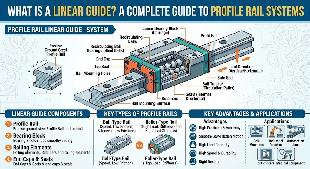 What Is a Linear Guide? A Complete Guide to Profile Rail Systems