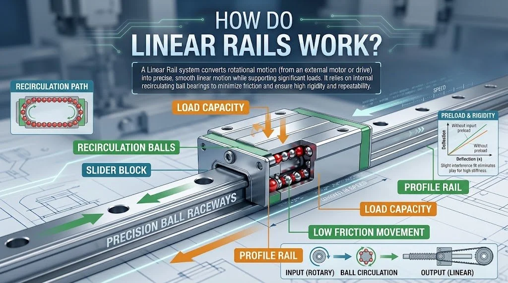 How Do Linear Guide Rails Work?