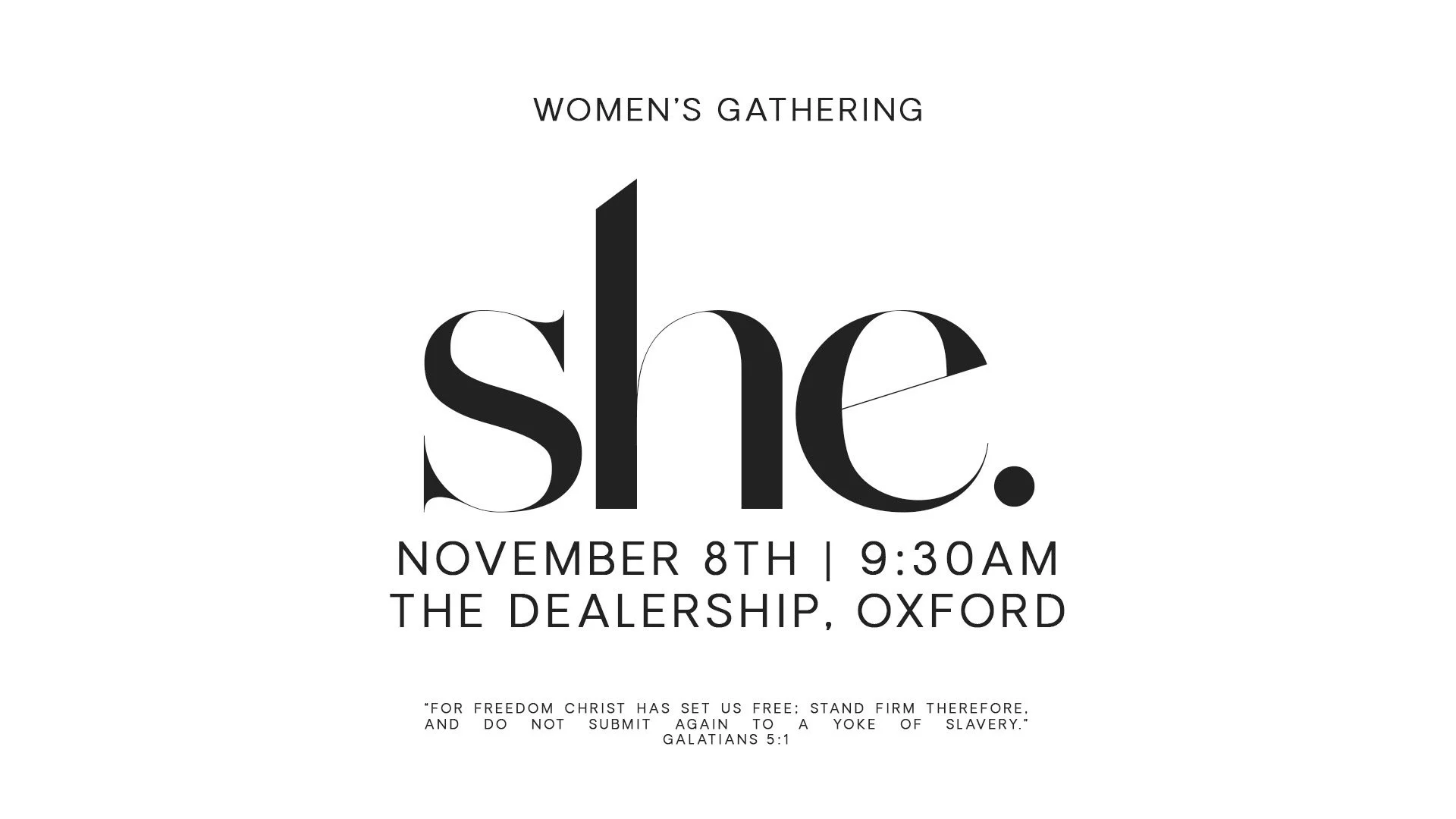 She. Women's Gathering