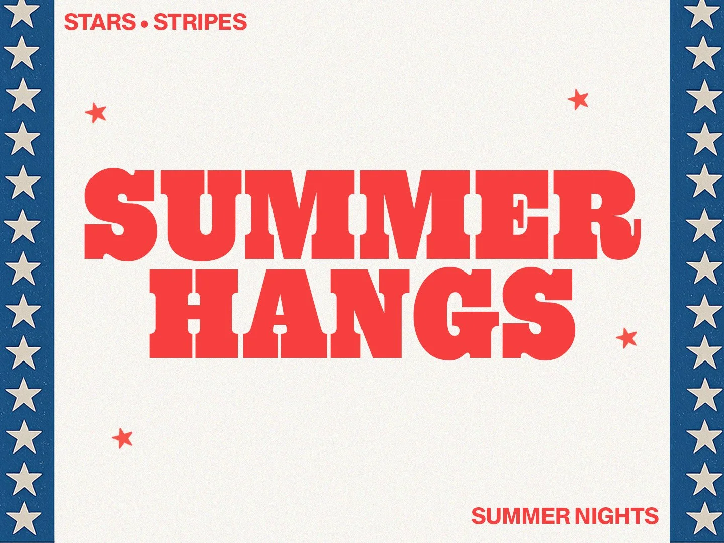 Summer Hangs