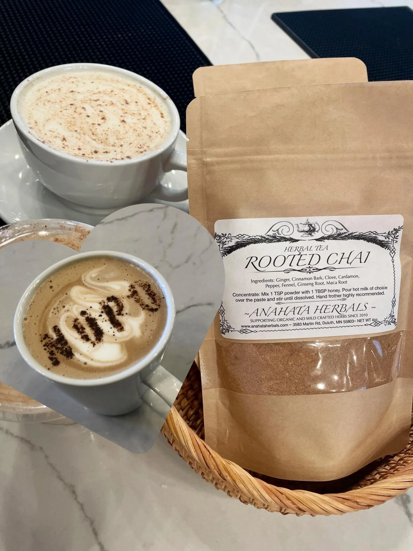 ⚡️ BACK IN STOCK &mdash; whether you enjoy it hot or iced, the best Chai around is now available for you to take home at NOPO Kitchen! 

#nopocoffeeco #grandrapidsMN #grandrapidscoffee #nopokitchen #duluthcoffee