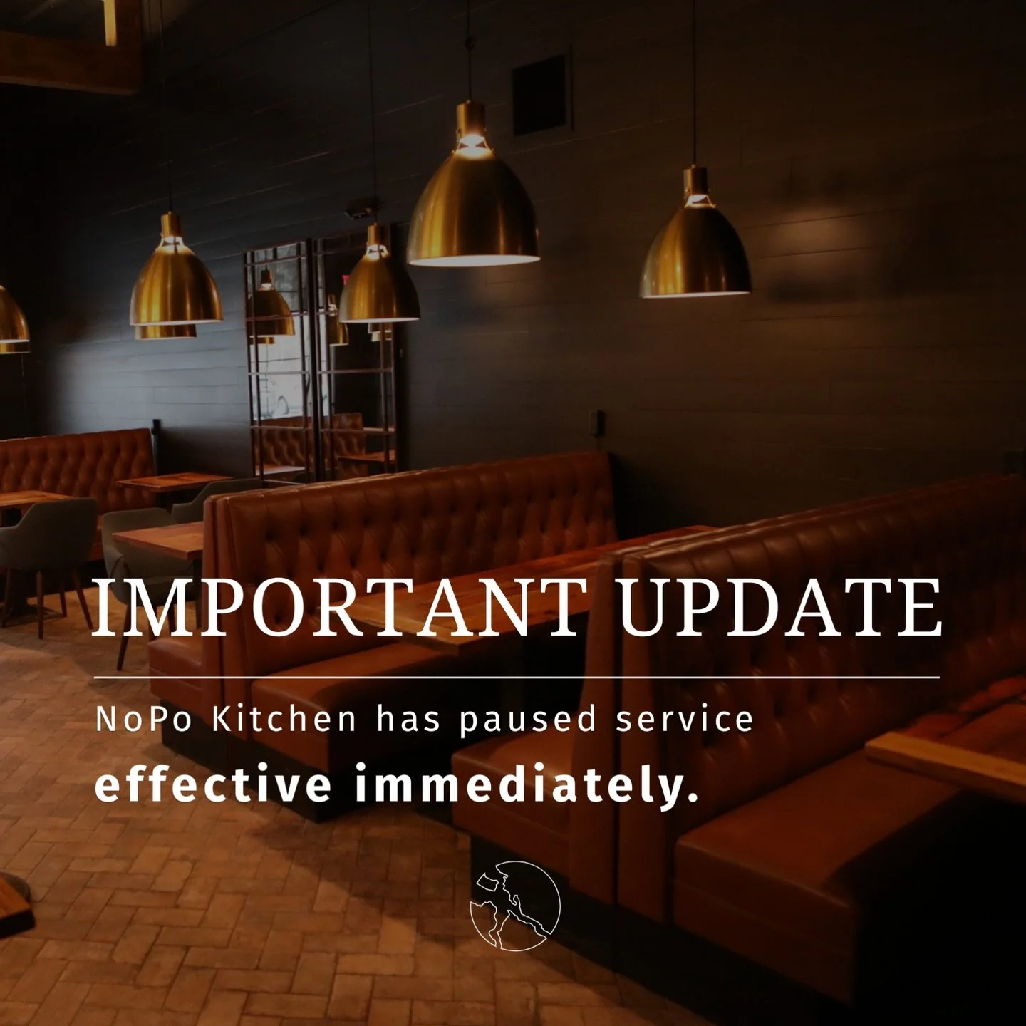 An update from us: NoPo Kitchen will now be pausing service effective immediately, rather than this Sunday.

Thank you for your understanding. We&rsquo;ll keep you updated on the next chapter!