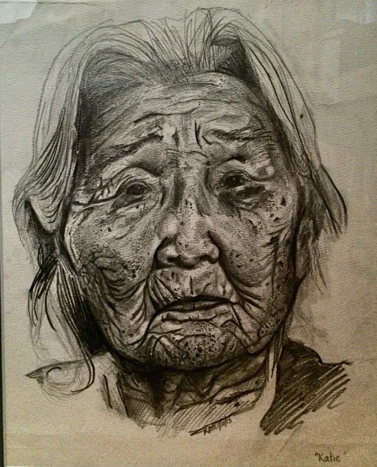 "Katie"
2013
Graphite on paper
