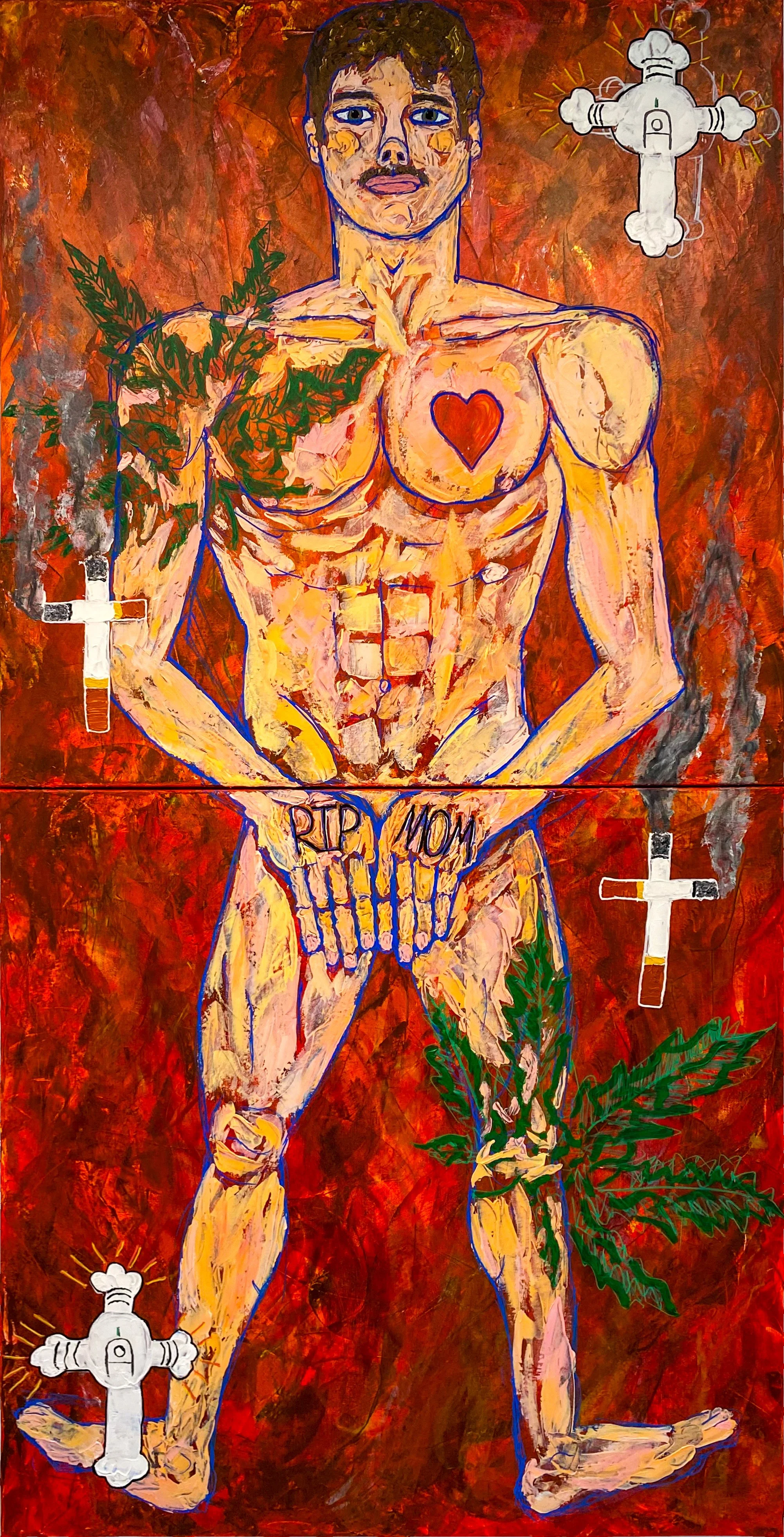 "Alarming"
2024, 36 x 72 inches
Acrylic Painting on Canvas