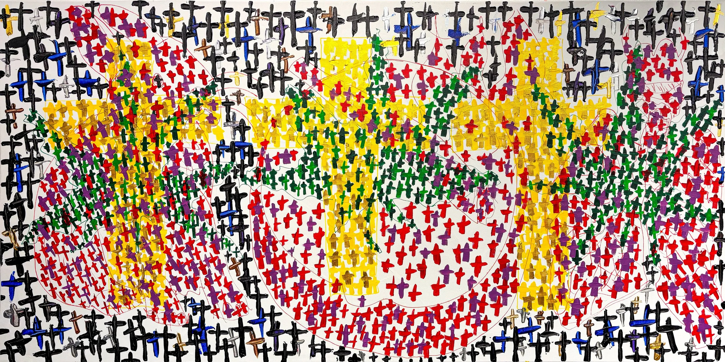 "My Sacrifice"
2025, 48 x 24 inches
Acrylic Painting on Canvas