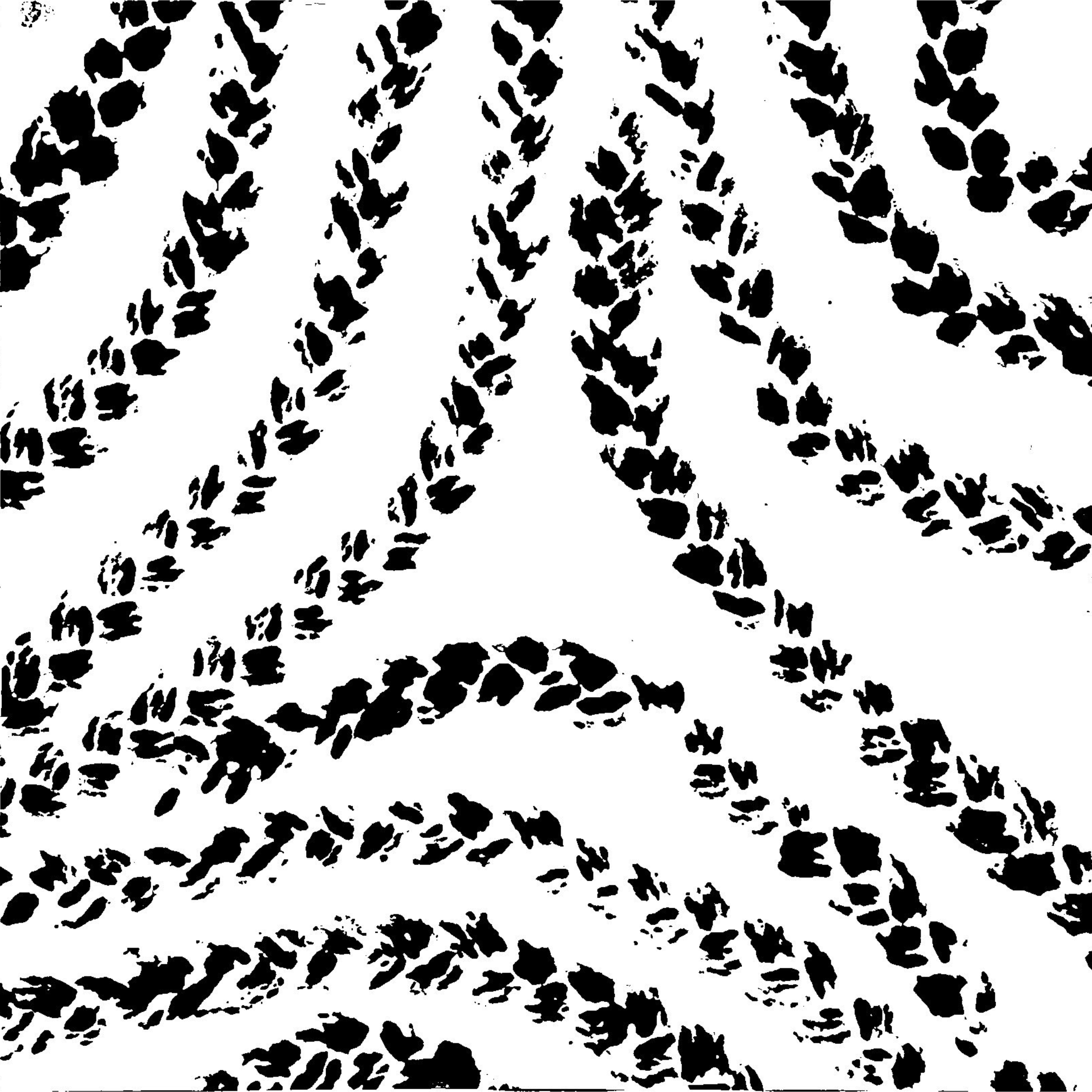 I created these prints to emulate the beauty and patterns that can be created with braided hair. Acrylic paint and yarn.