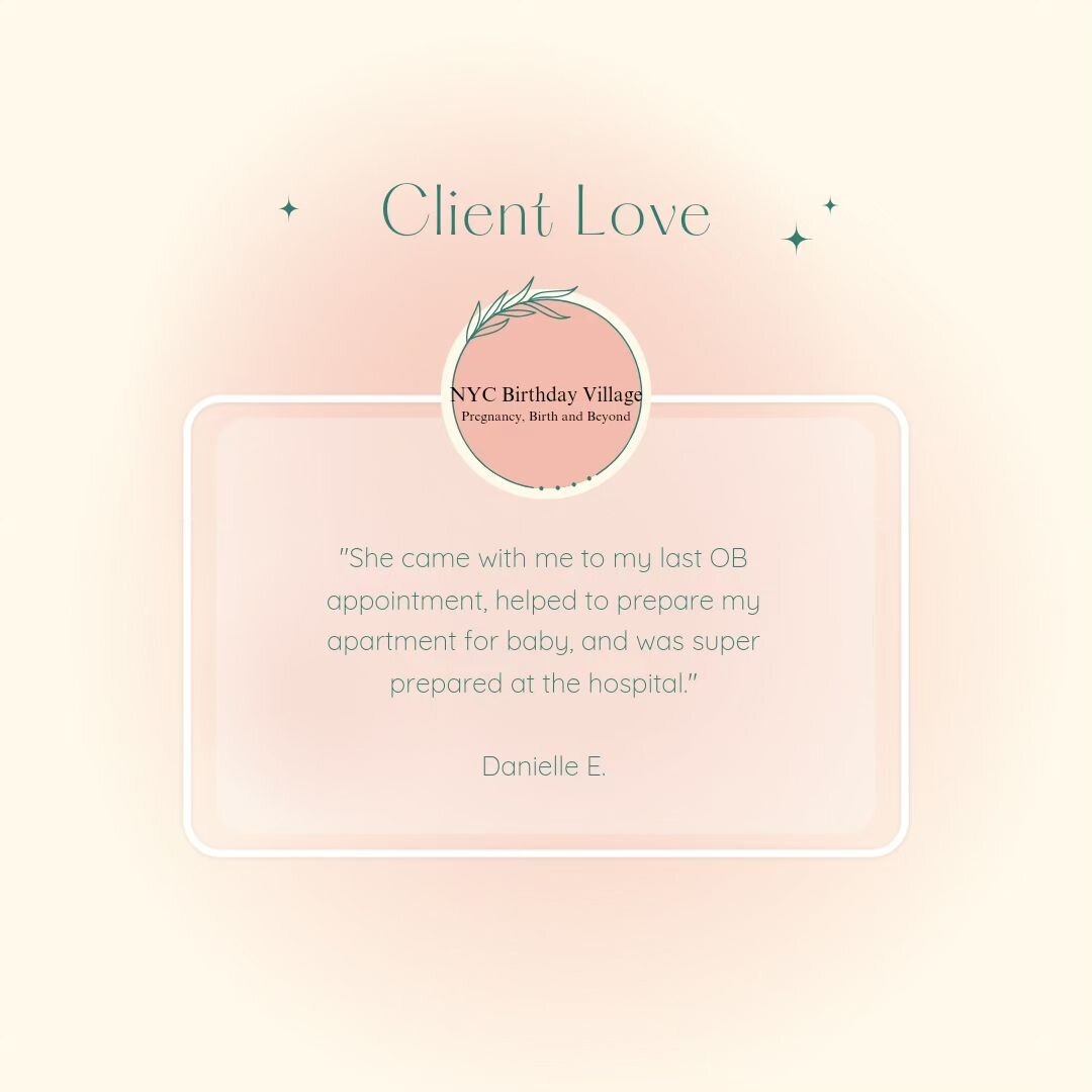 ✨ Client Love ✨

We love to see it, Juliet! You are a wonderful part of our village. 💕

&quot;We decided to hire a doula just a few weeks before my due date due to unforeseen circumstances. We hired Juliet who was incredible to work with. She came w