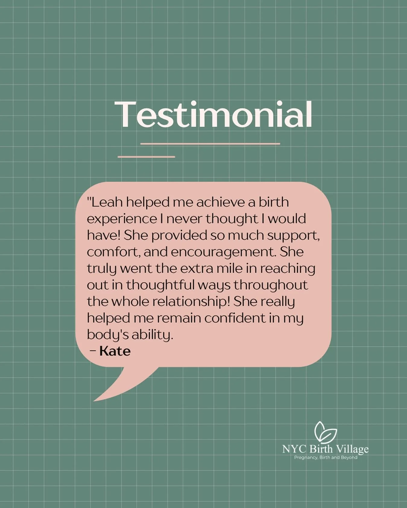 Leah is a wonderful birth and postpartum doula! ✨

We are so lucky she&rsquo;s in our village. To learn more about Leah and other amazing doulas on our team, head over to nycbirthvillage.com/leah! 

#nycbirthvillage #doulasupport #birthdoula #postpar