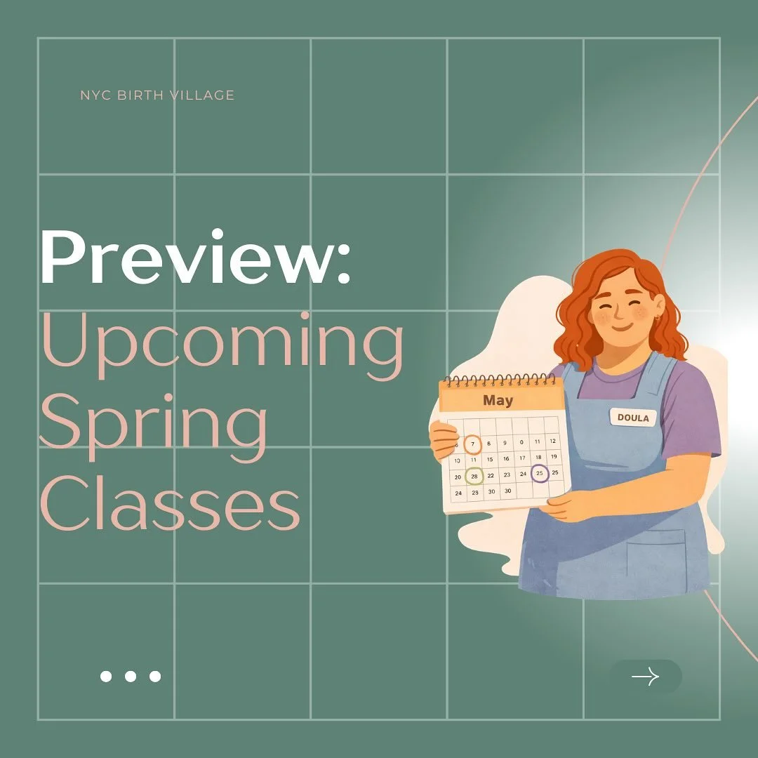 What better way to get all your spring chickens in a row than booking that class you&rsquo;ve been thinking about! ✨

Our in-person Childbirth Education and Infant Care + Feeding classes are a wonderful way to prep for your new baby! Want your parent