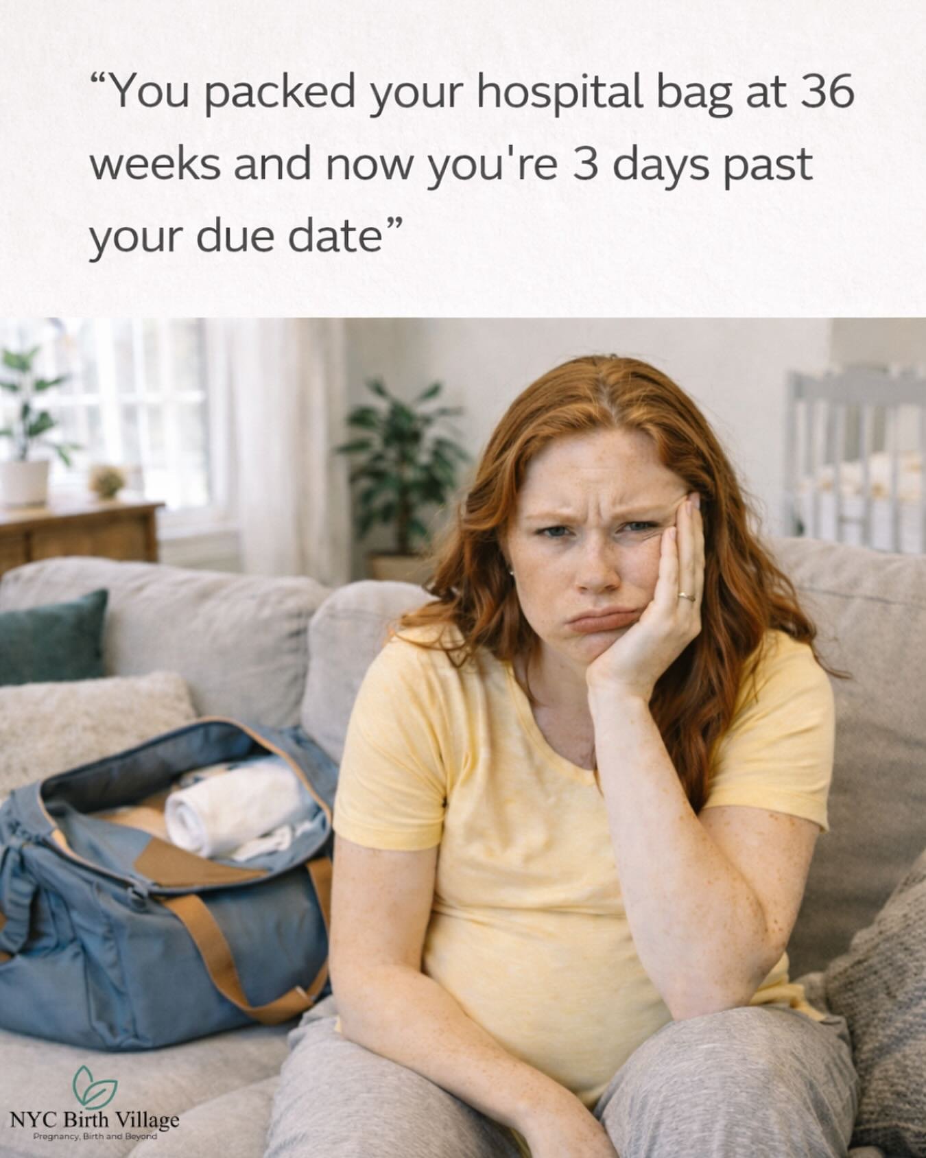 The hospital bag has been packed💼 

 The snacks have been rotated twice 🍡

 Your MIL won&rsquo;t stop calling 🤰🏻

 You are READY. ✨

Baby 👶🏻: &ldquo;I&rsquo;ll think about it.&rdquo; ⏰ 

#40weekspregnant #nycpregnancy #birthprep #waitinggame #b