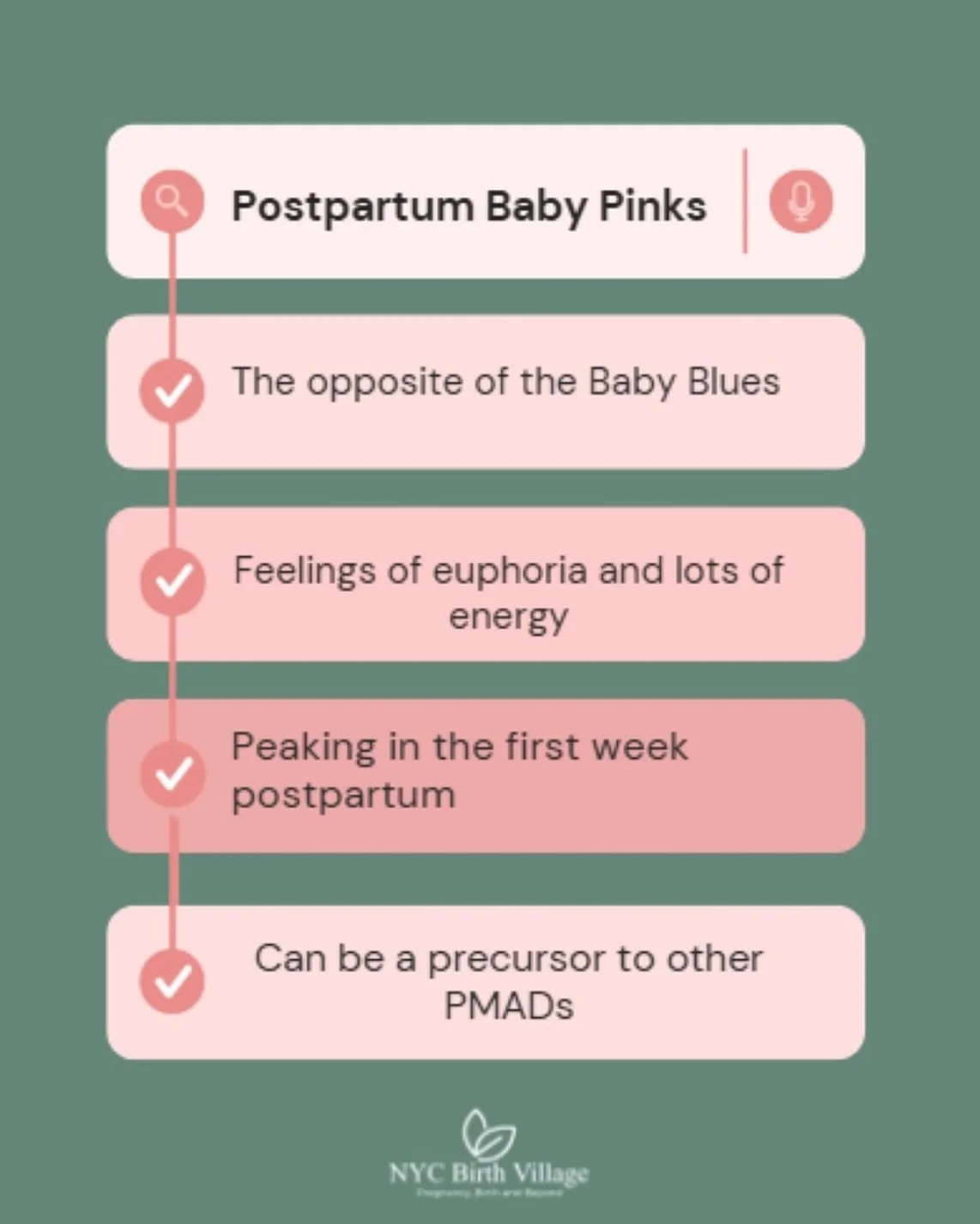 Have you ever heard of the &ldquo;baby blues&rdquo;? 👶🏻💙

Well the &ldquo;pinks&rdquo; 🩷👶🏻 are less talked about! 

With the baby pinks you can feel more high energy and happy/almost euphoric. While it isn&rsquo;t always a sign, it can occur be