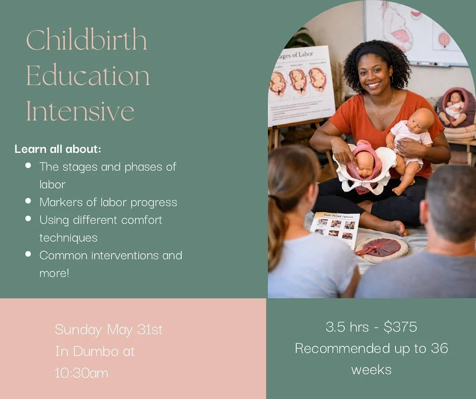 Childbirth Education Intensive ✨ 
#doulasupport #doulalife #newyork